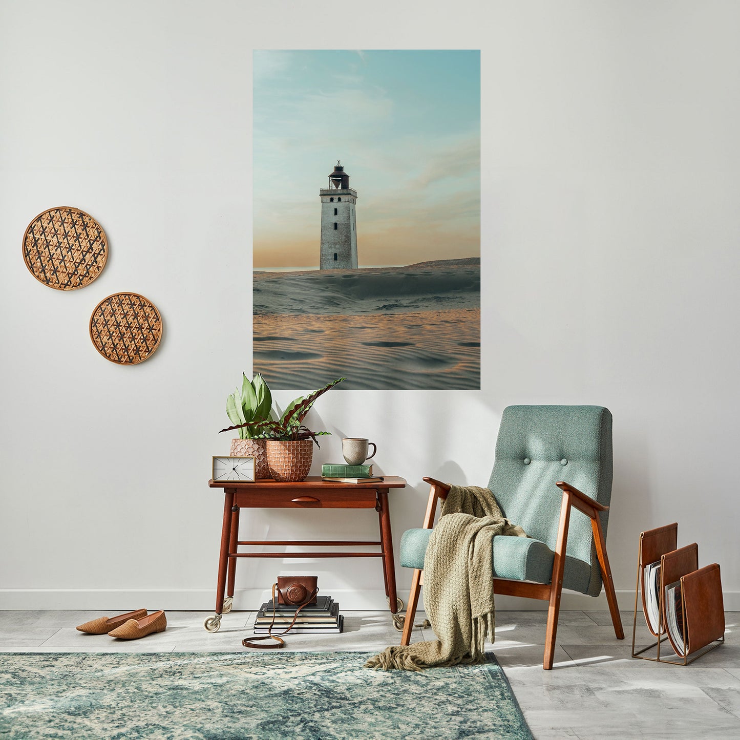 LIGHTHOUSE IN LIMBO Peel and Stick Vertical Poster