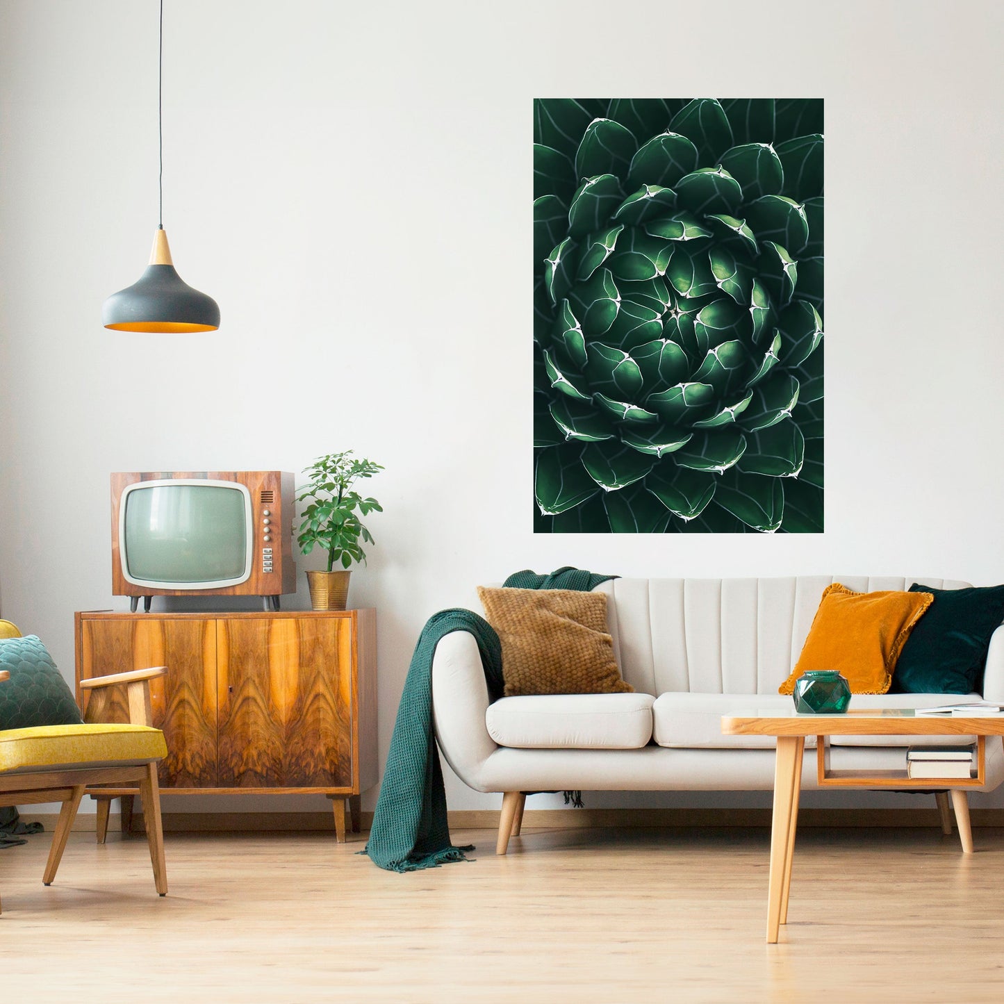 LUSH LABYRINTH vertikal poster med självhäftande mönster