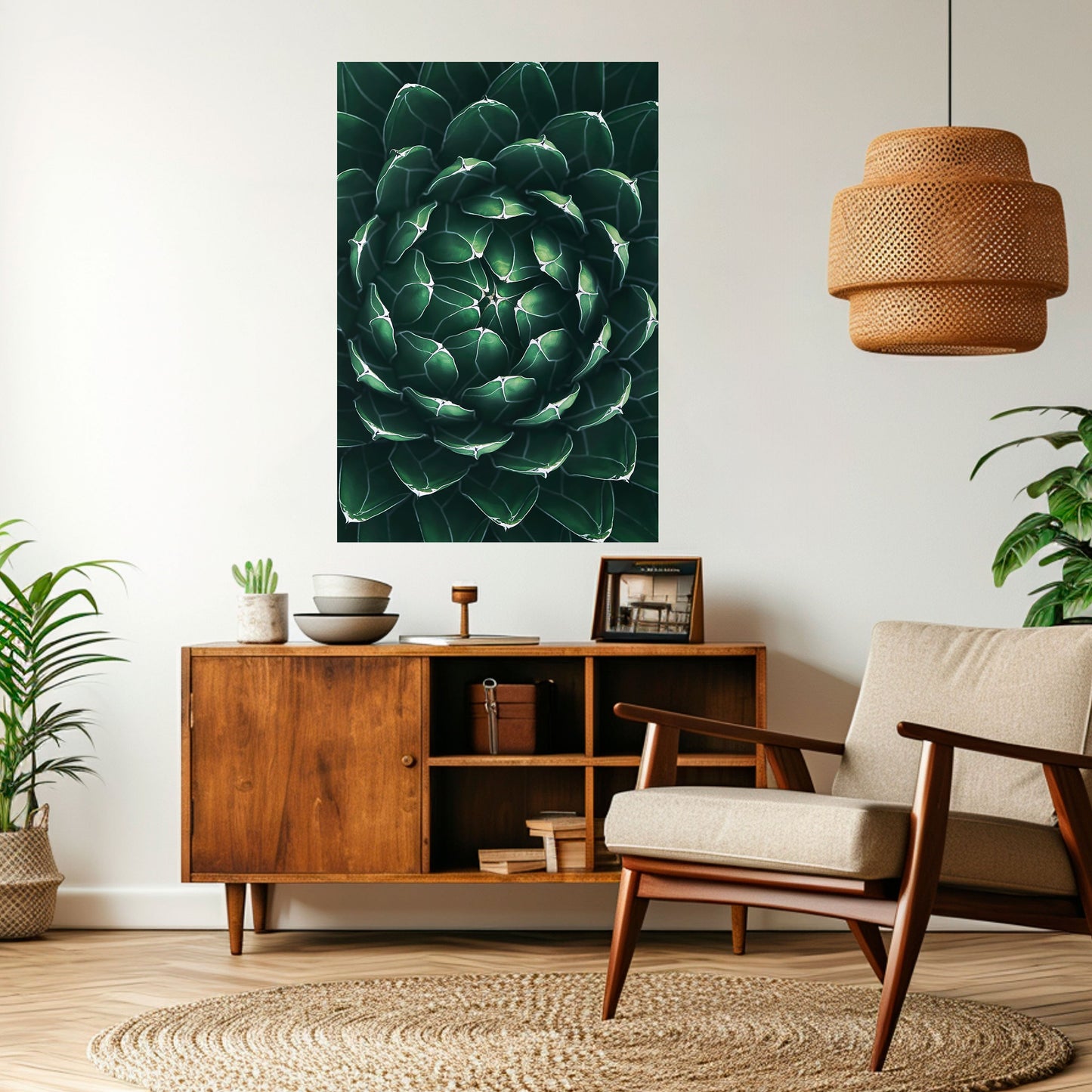 LUSH LABYRINTH vertikal poster med självhäftande mönster