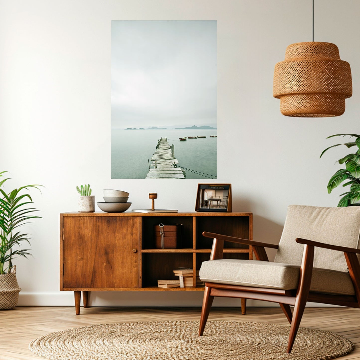 TIDAL HARMONY Peel and Stick Vertical Poster