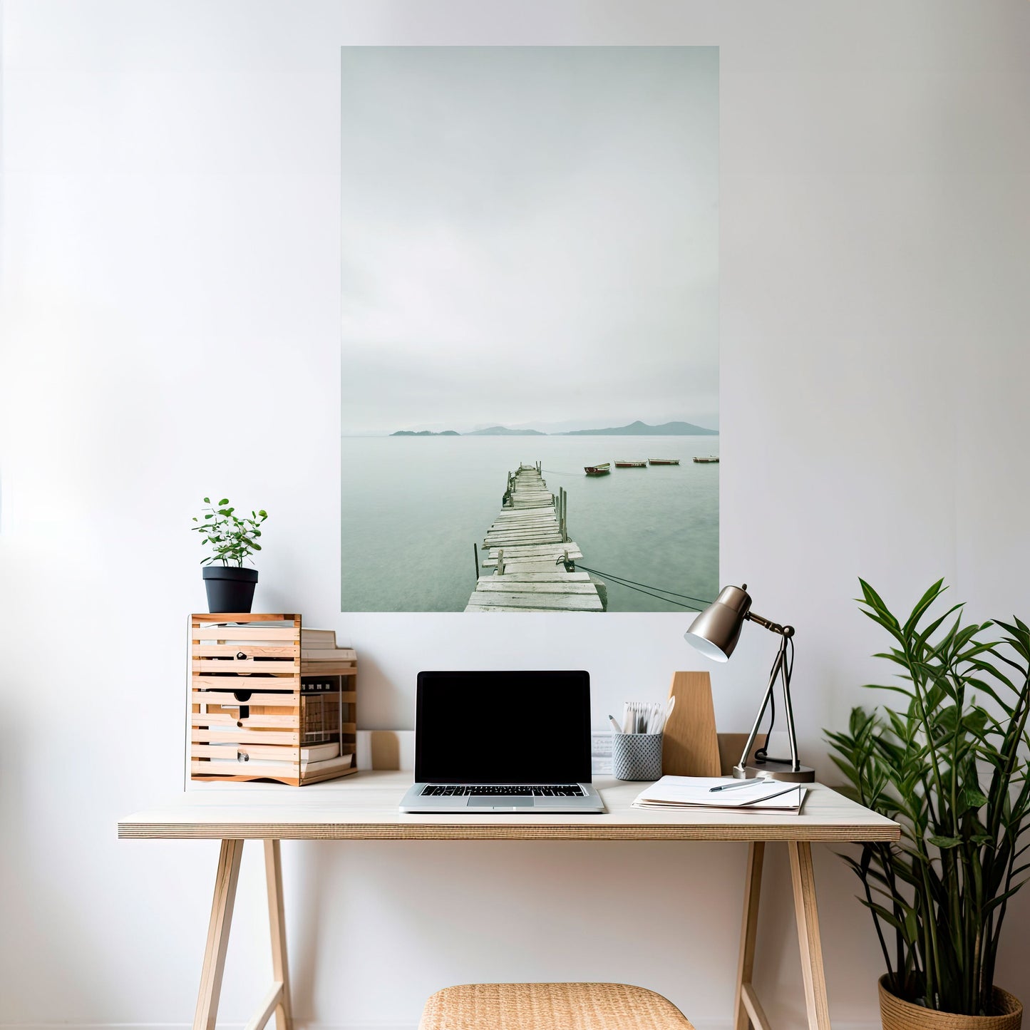 TIDAL HARMONY Peel and Stick Vertical Poster
