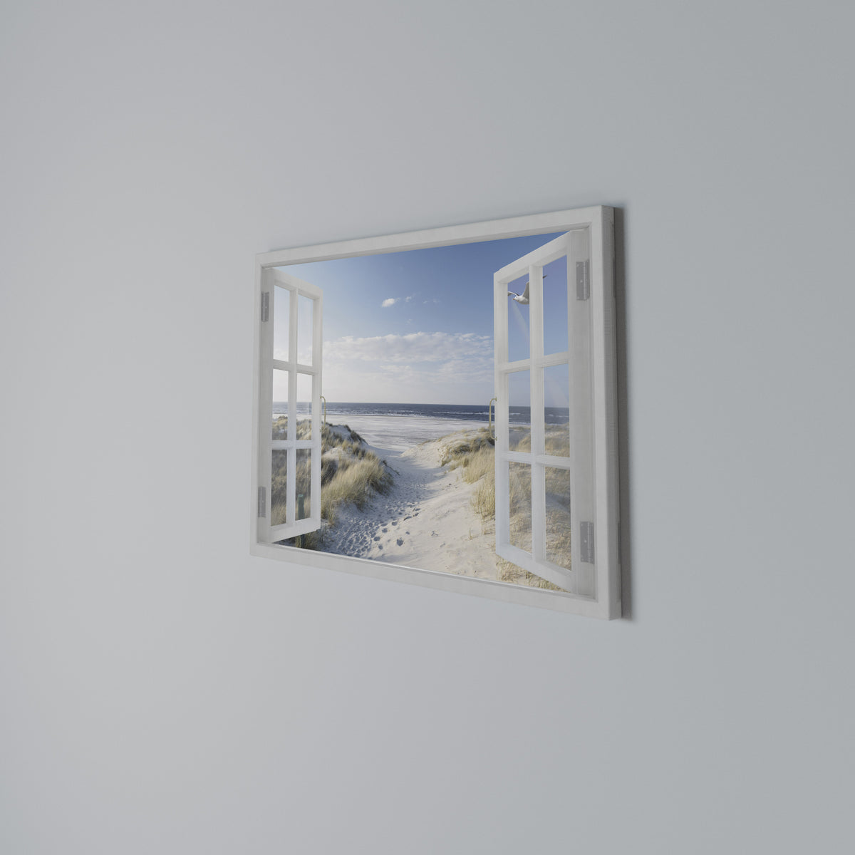 WINDOW TO WANDER Horizontal Canvas Print