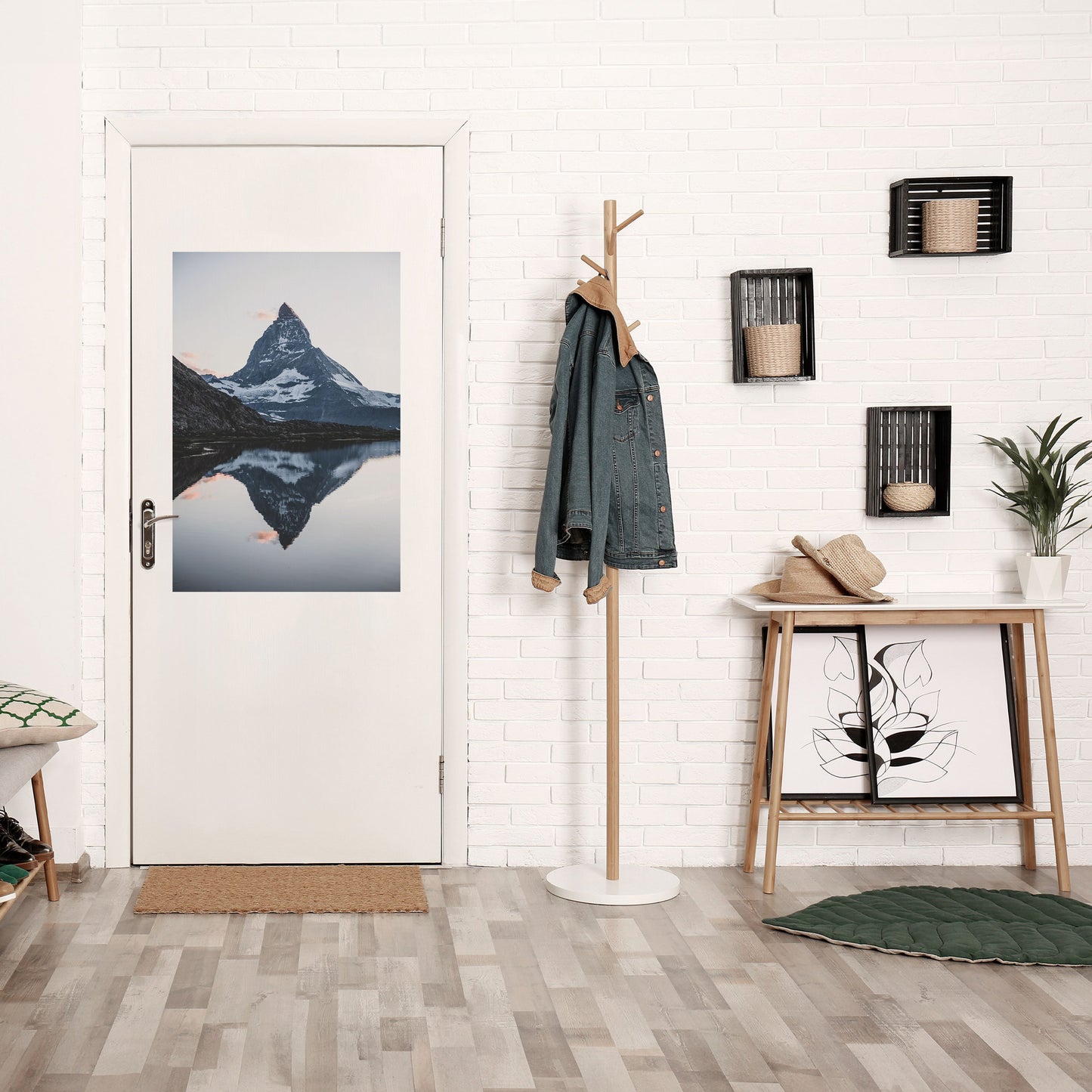 MEMORY OF MATTERHORN Peel and Stick Vertical Poster