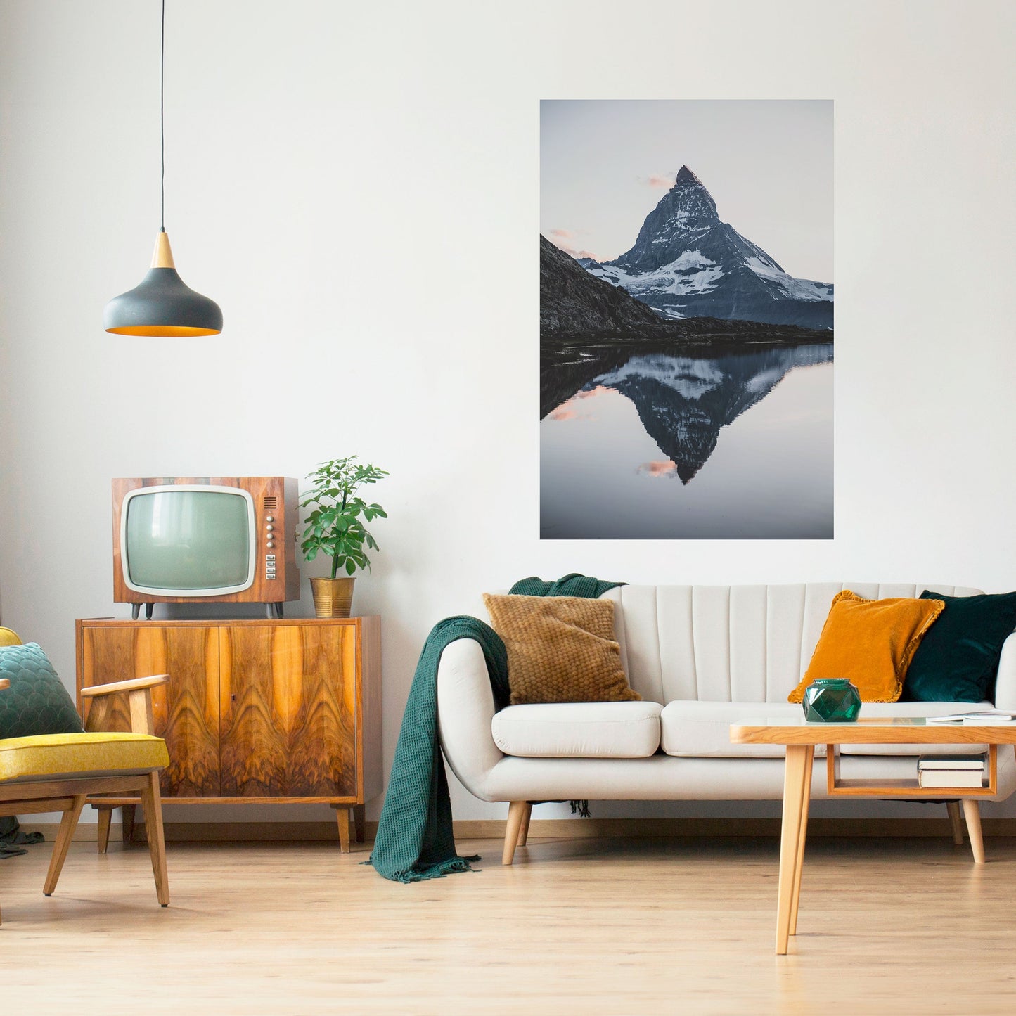 MEMORY OF MATTERHORN Peel and Stick Vertical Poster