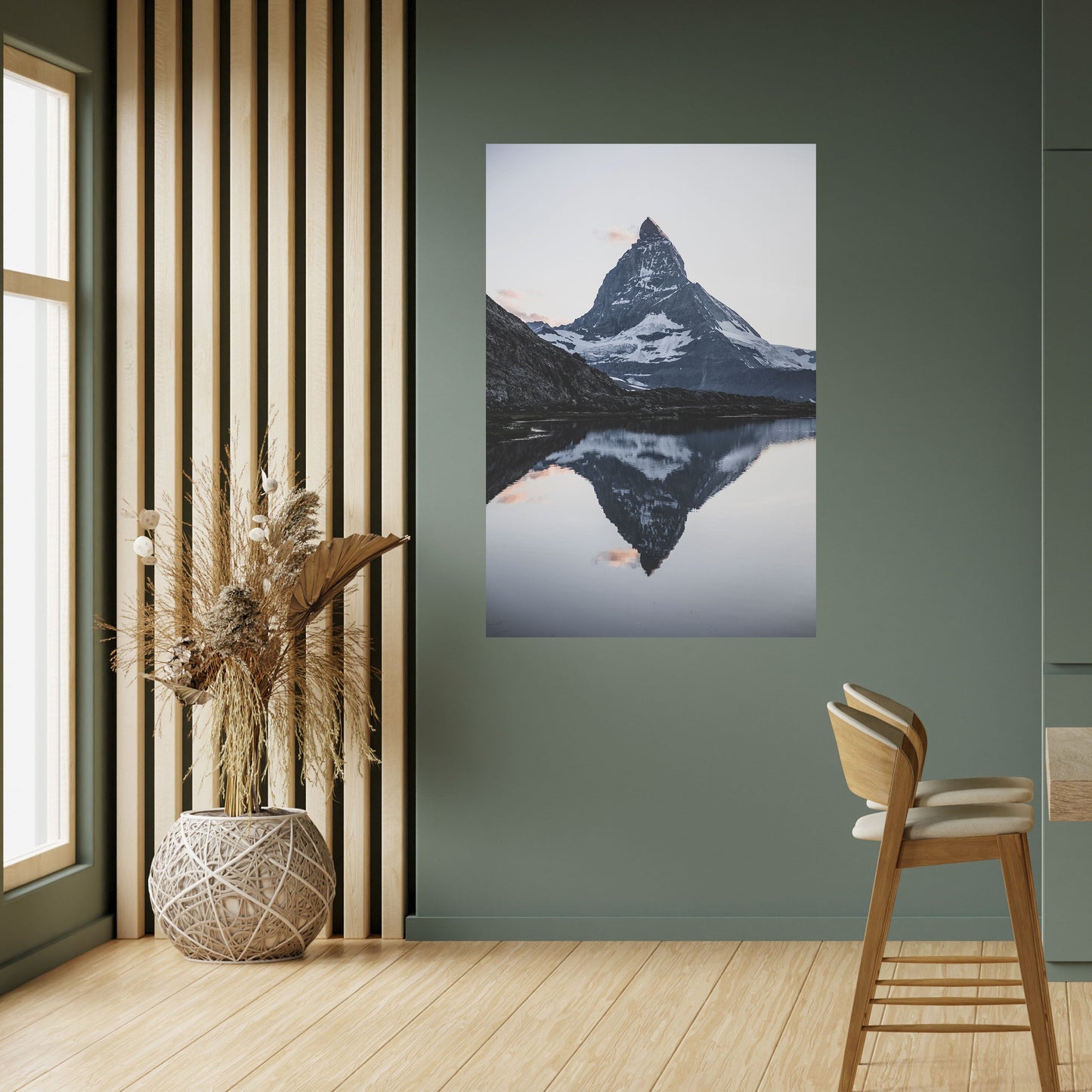 MEMORY OF MATTERHORN Peel and Stick Vertical Poster