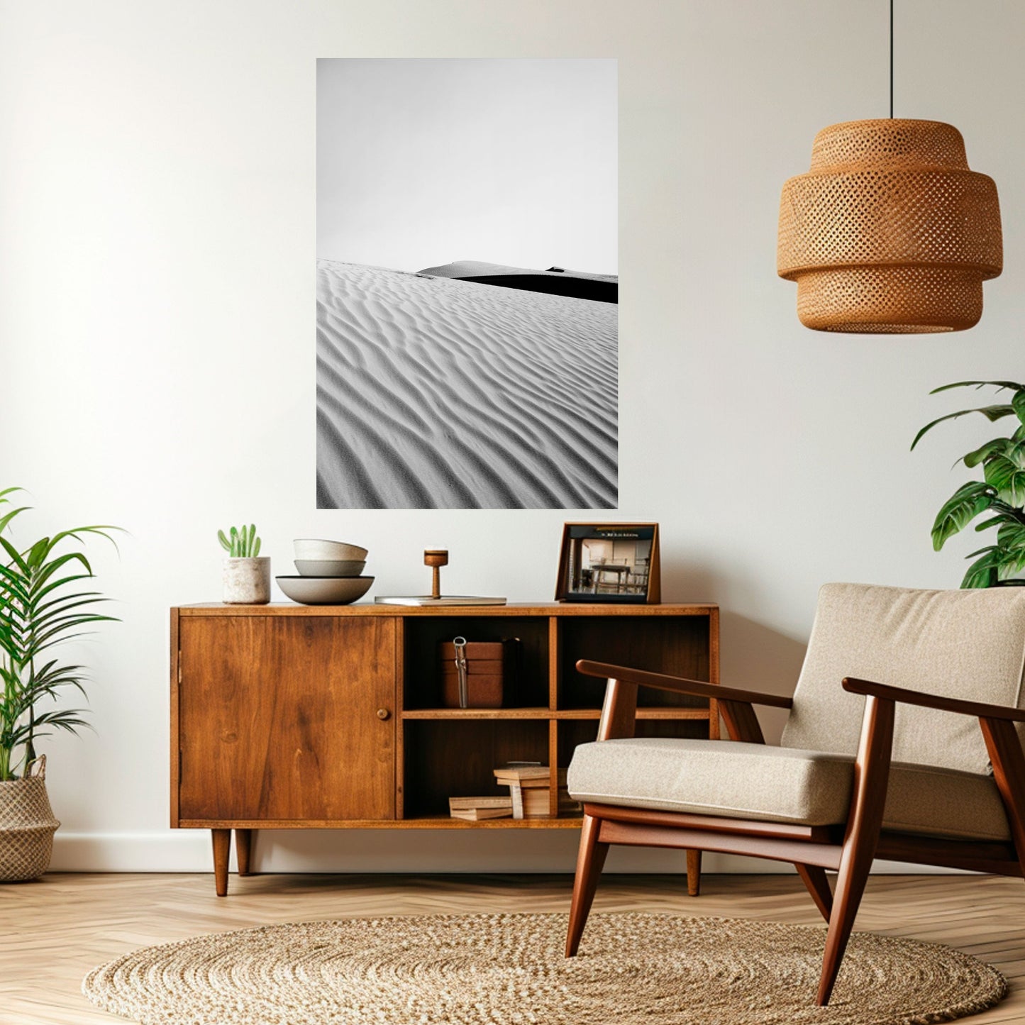 SAND INFINITY vertikal poster med självhäftande mönster