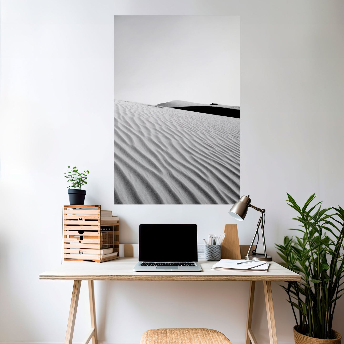 SAND INFINITY vertikal poster med självhäftande mönster