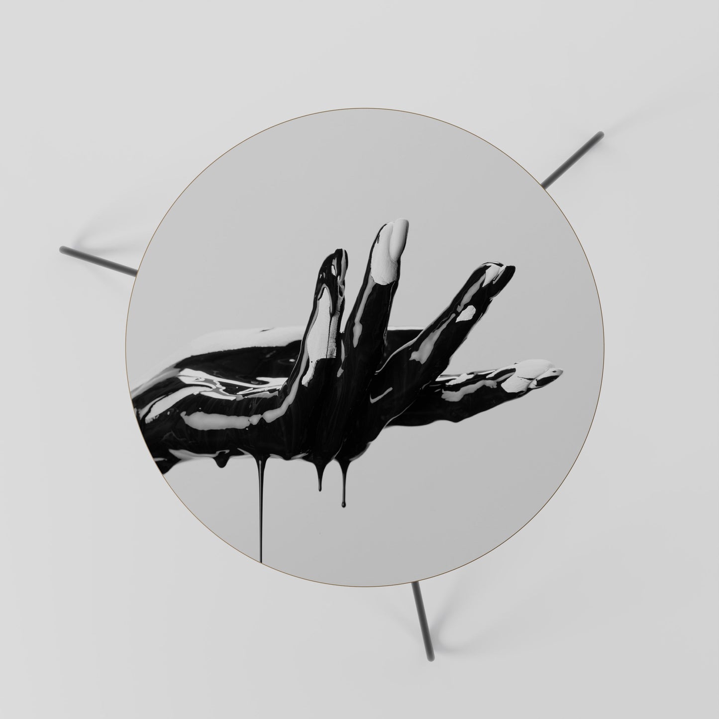 BLACK VISCOSITY Soffbord 60