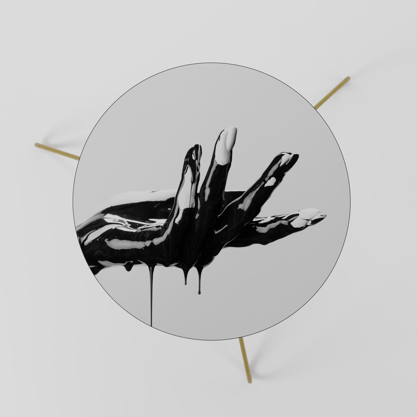 BLACK VISCOSITY Soffbord 60
