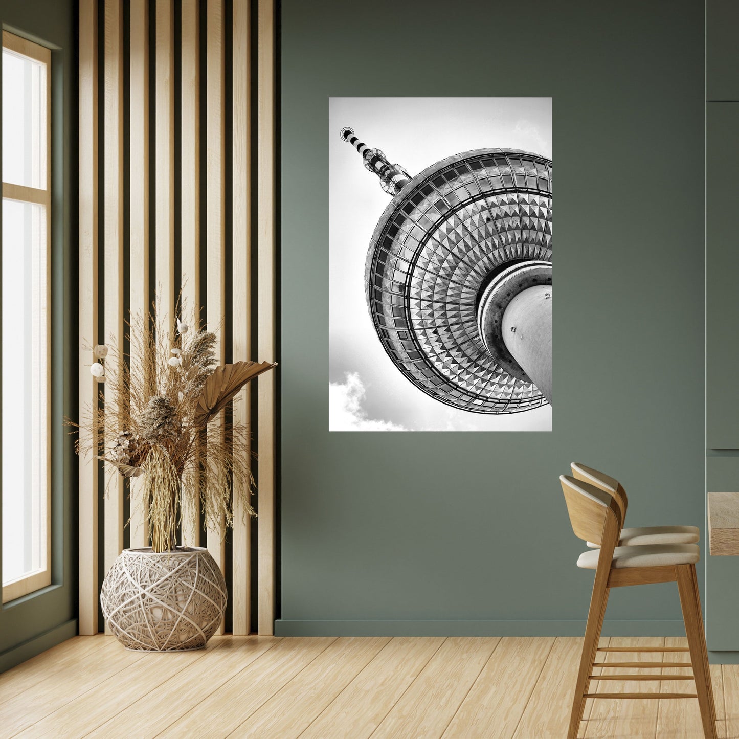 BERLINER FERNSEHTURM Peel and Stick Vertical Poster