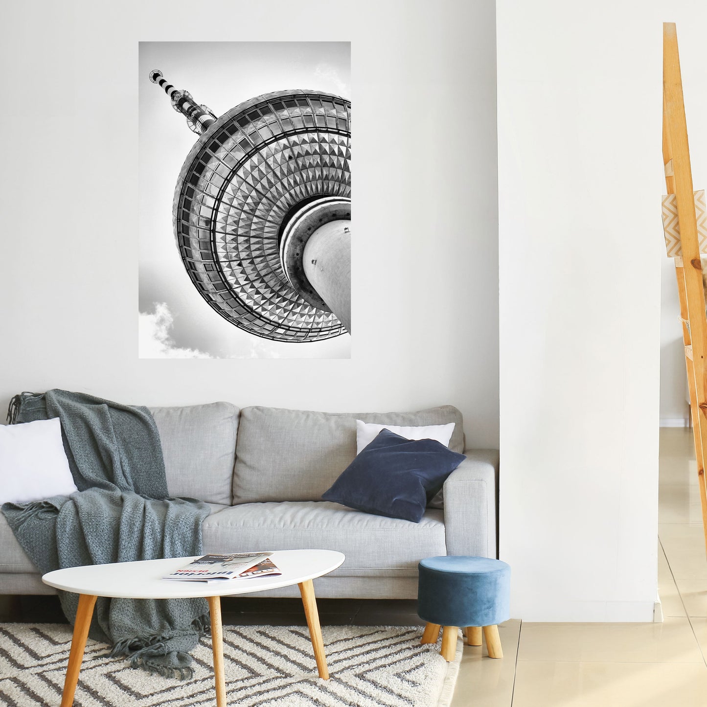 BERLINER FERNSEHTURM Peel and Stick Vertical Poster