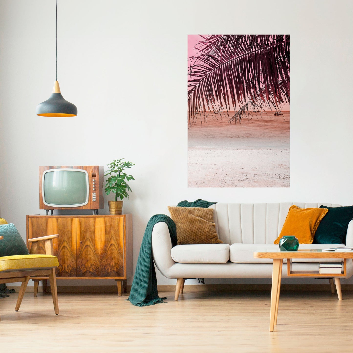 TROPICAL WHISPERS Peel and Stick Vertical Poster