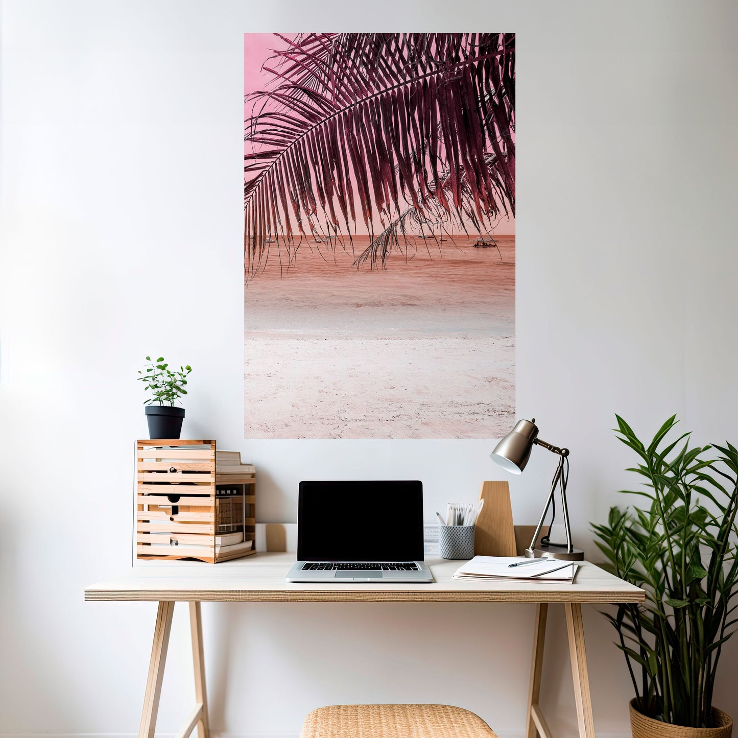 TROPICAL WHISPERS Peel and Stick Vertical Poster