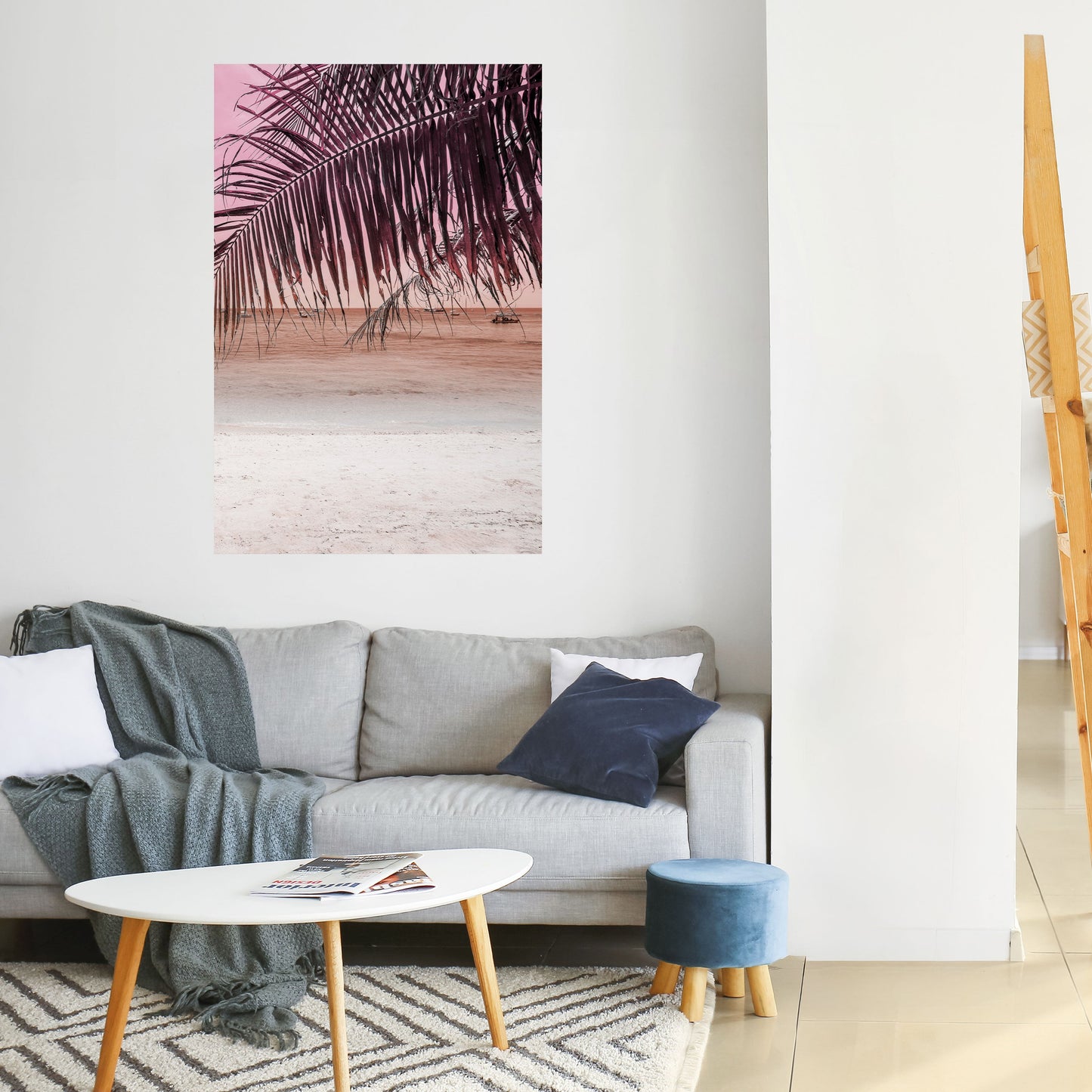 TROPICAL WHISPERS Peel and Stick Vertical Poster