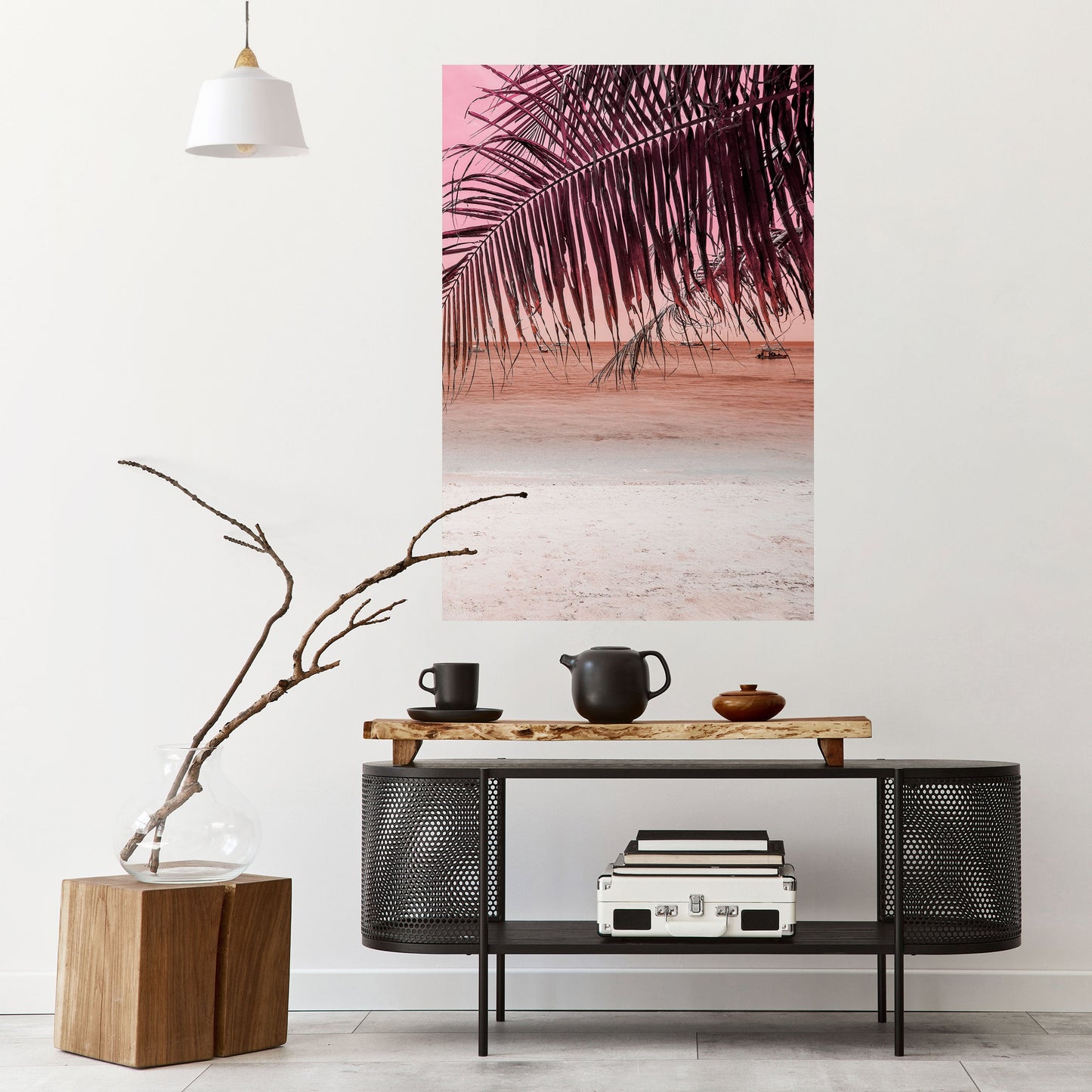 TROPICAL WHISPERS Peel and Stick Vertical Poster