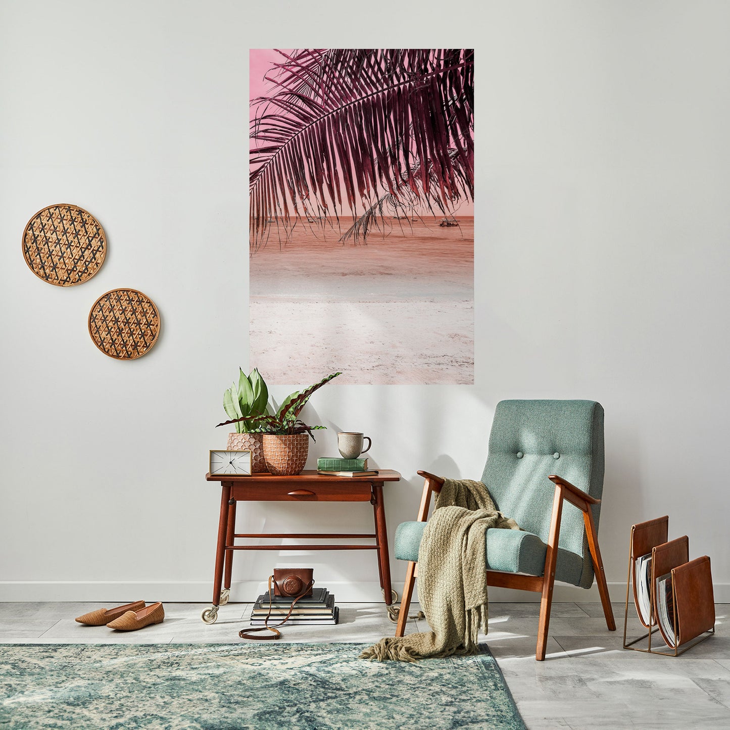TROPICAL WHISPERS Peel and Stick Vertical Poster