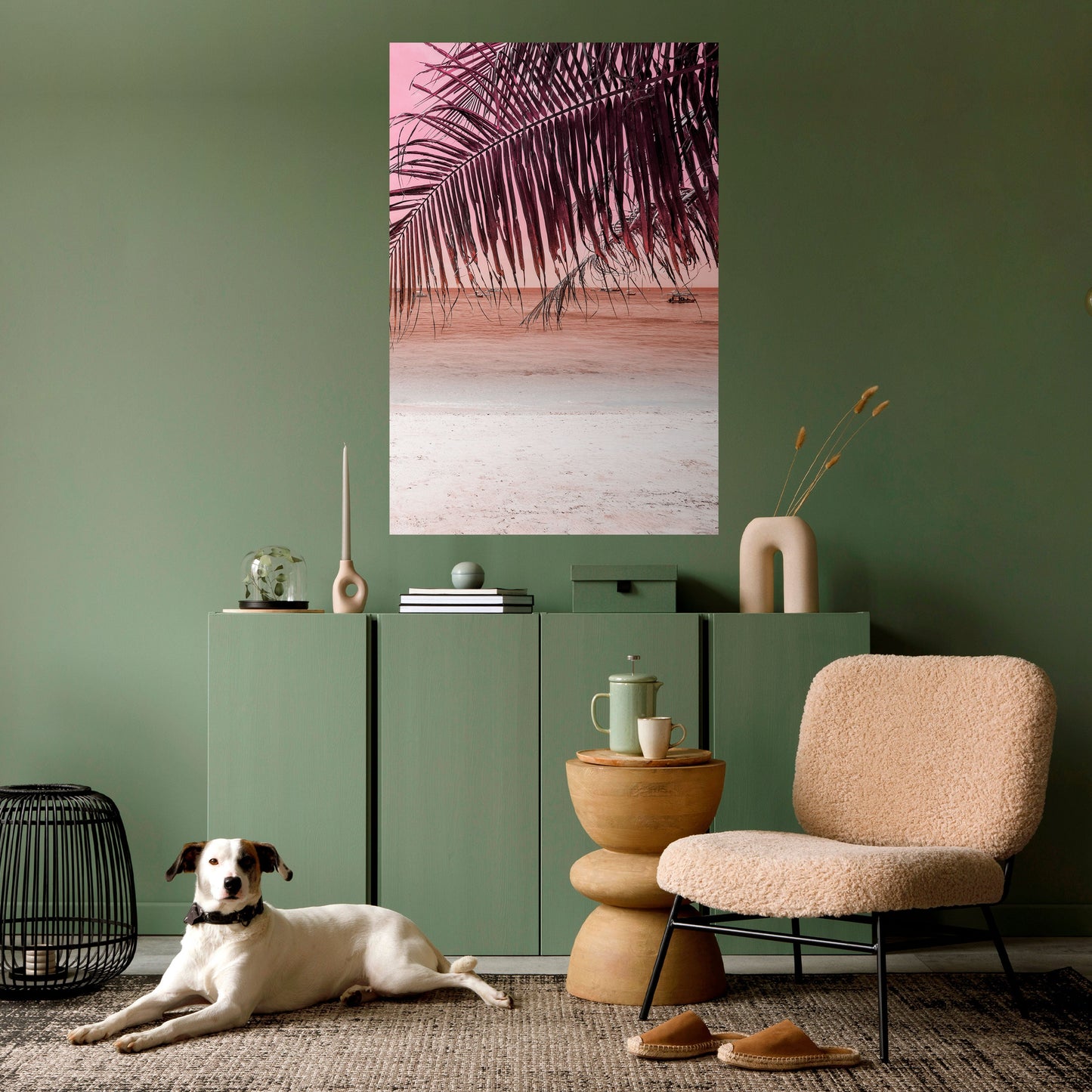 TROPICAL WHISPERS Peel and Stick Vertical Poster