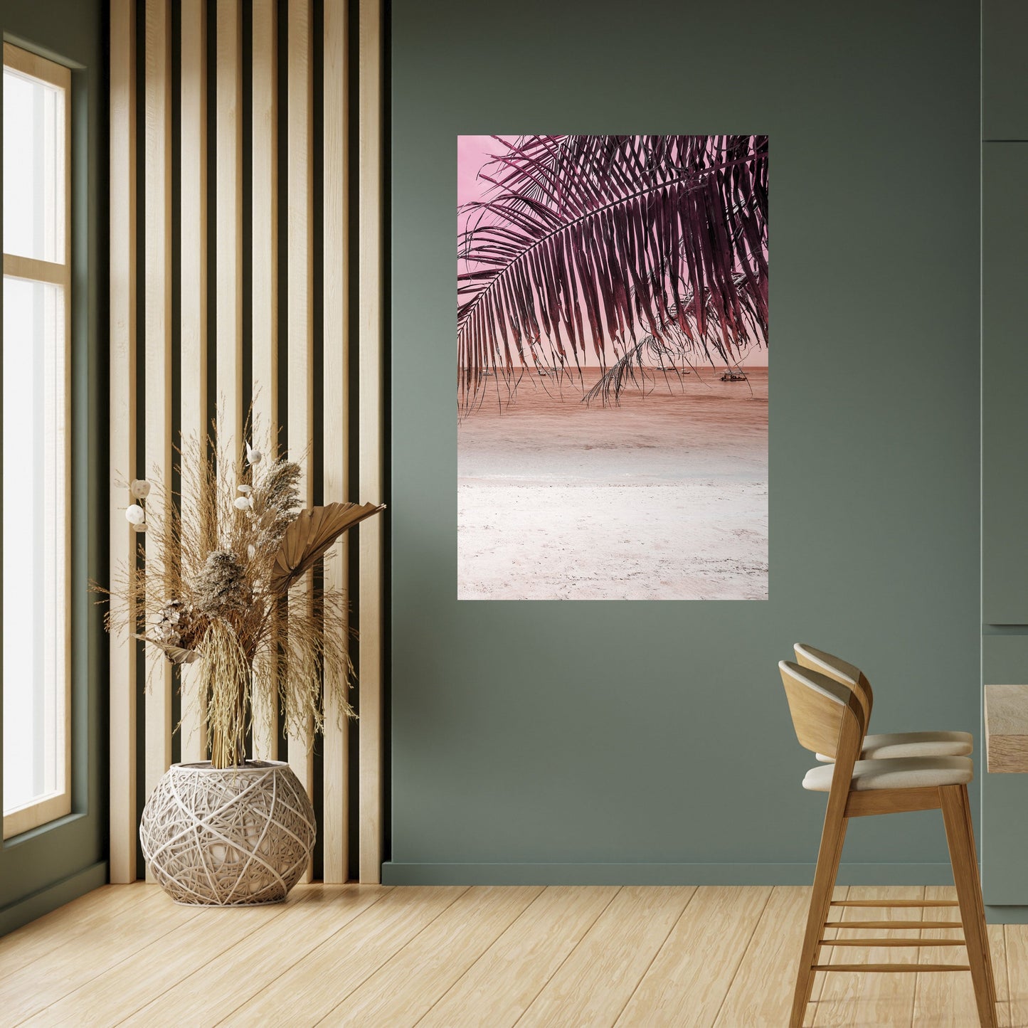 TROPICAL WHISPERS Peel and Stick Vertical Poster