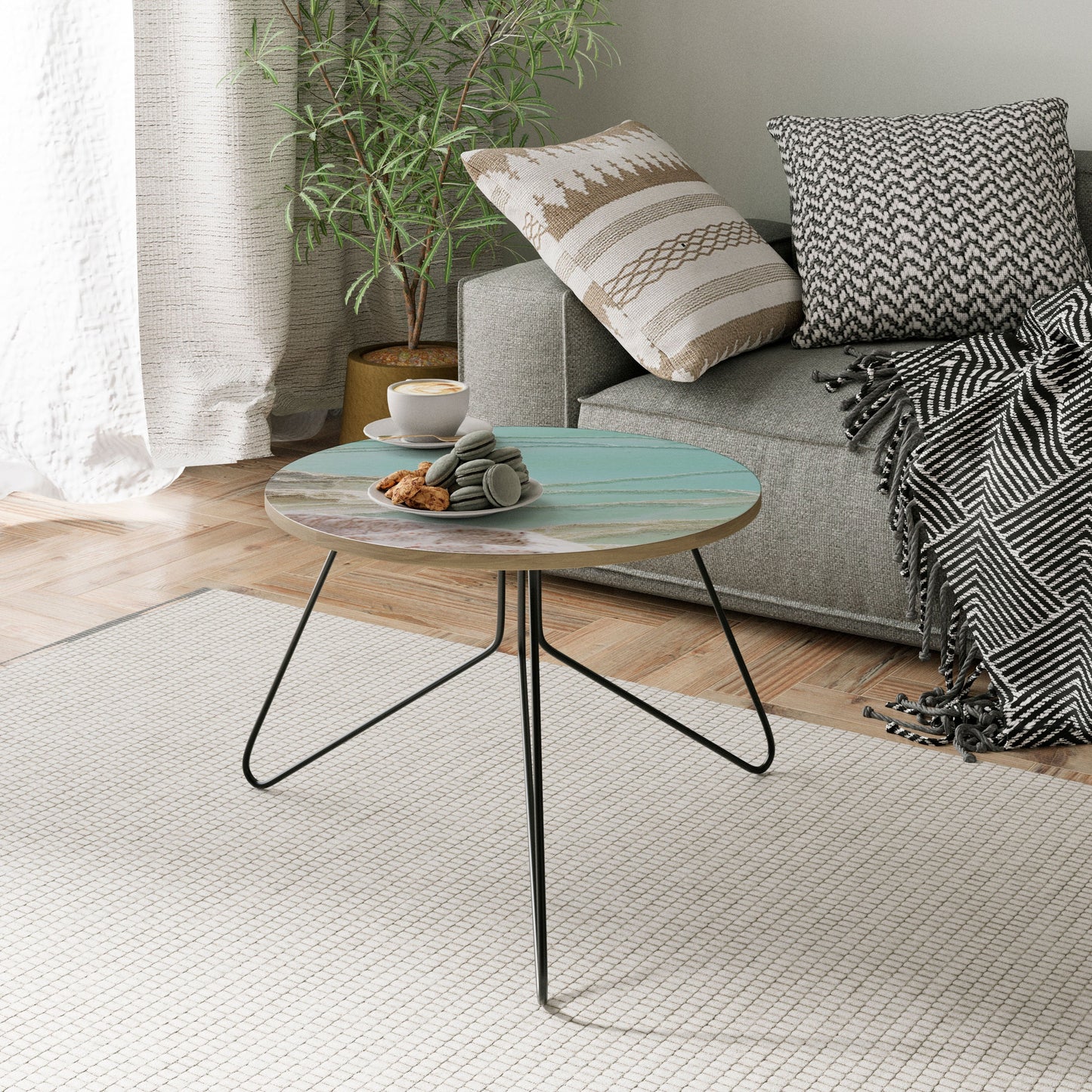 AQUAMARINE WHISPERS Coffee Table 60