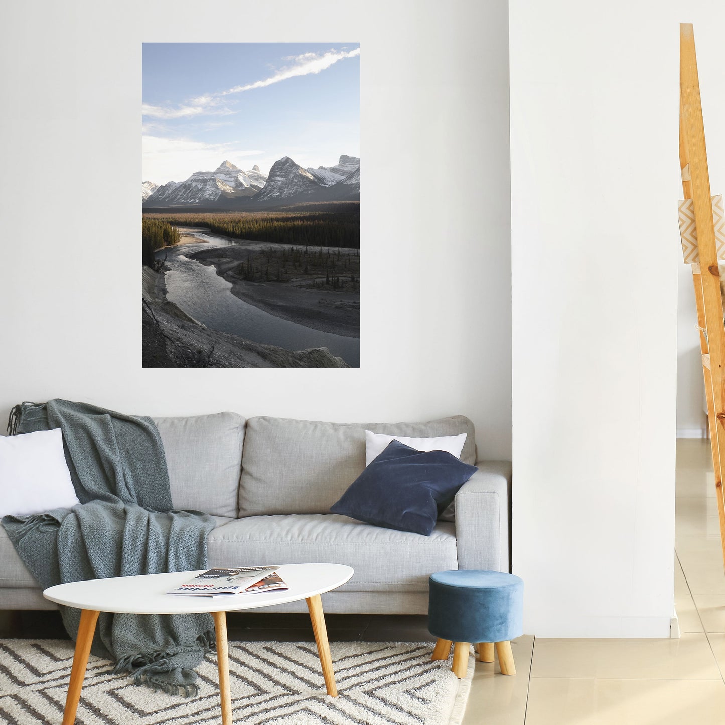 EKON AV NATURENS PRAGTHET Vertikal poster med självhäftande klistermärke