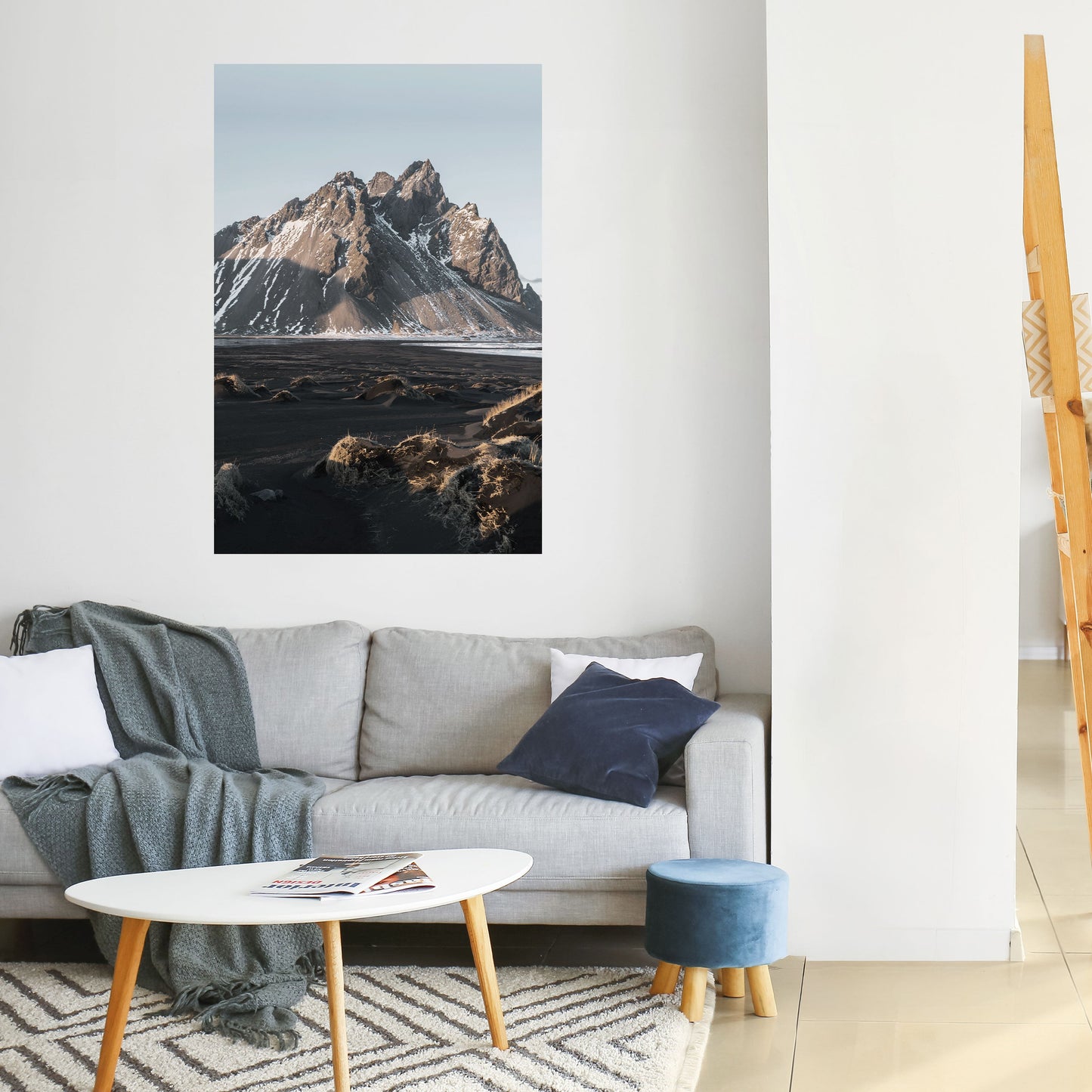 EKON AV TIDLÖSA HÖJDER Vertikal poster med självhäftande mönster