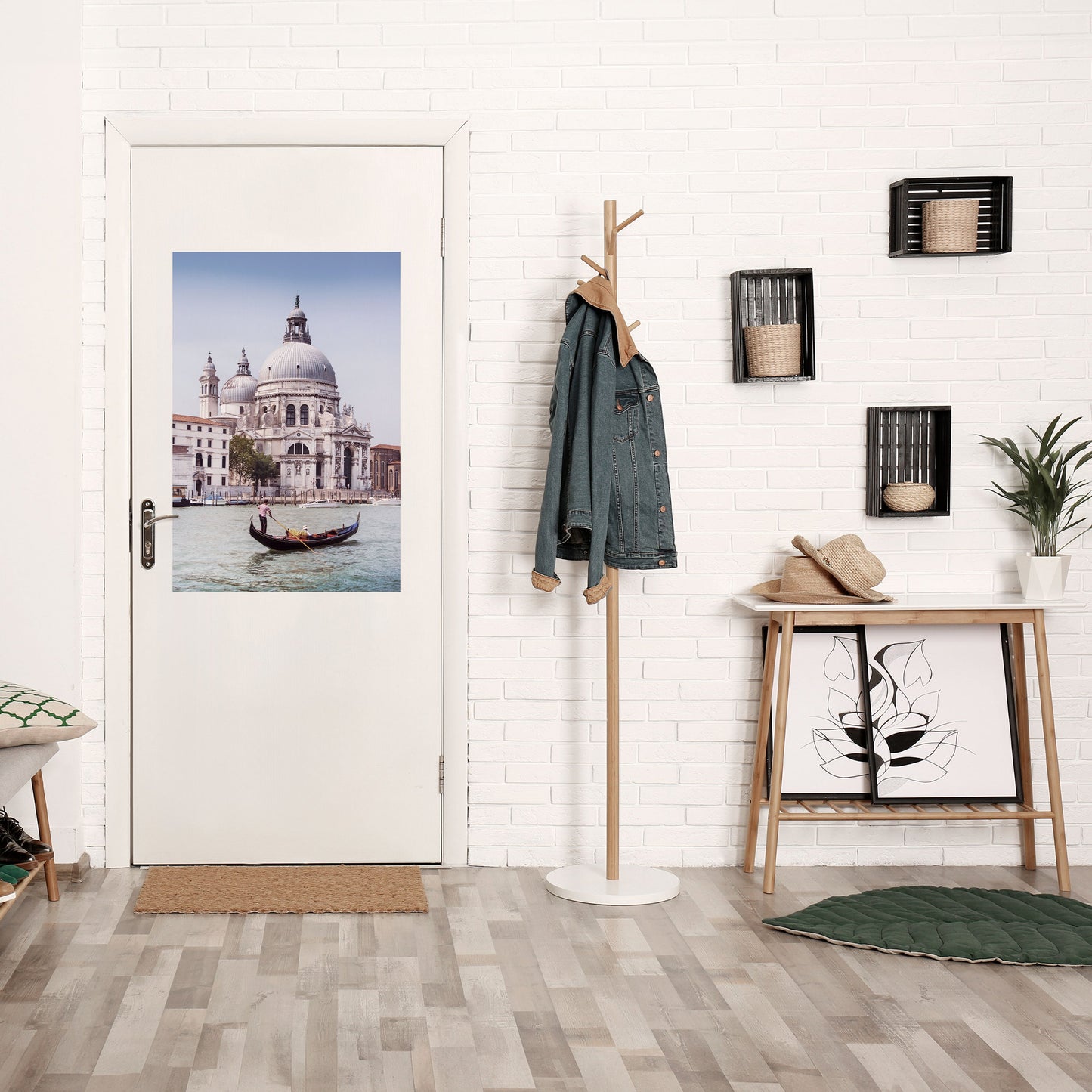 GONDOLA SERENAD Vertikal poster med självhäftande text