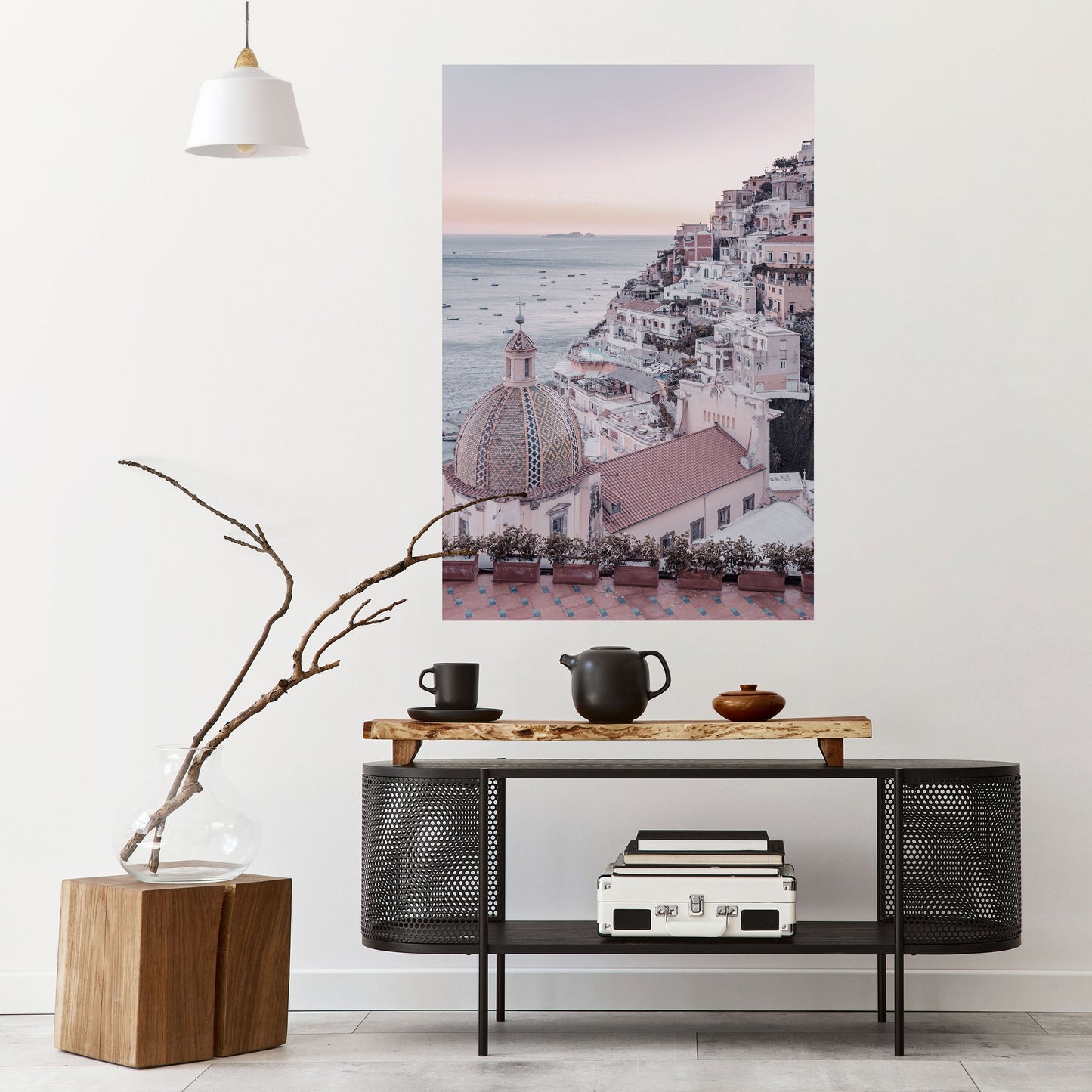 MEDITERRANEAN DREAMSCAPE vertikal poster med självhäftande text