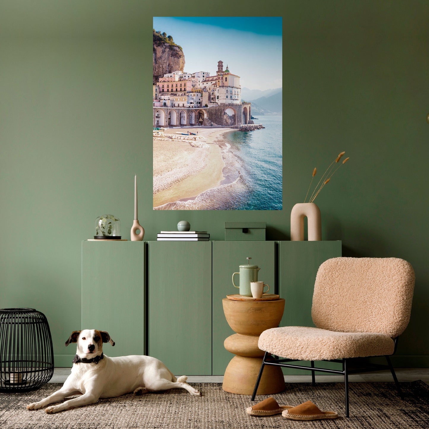 ARKITEKTONISK FANTASI MED SJÖVÄGEN – självhäftande poster
