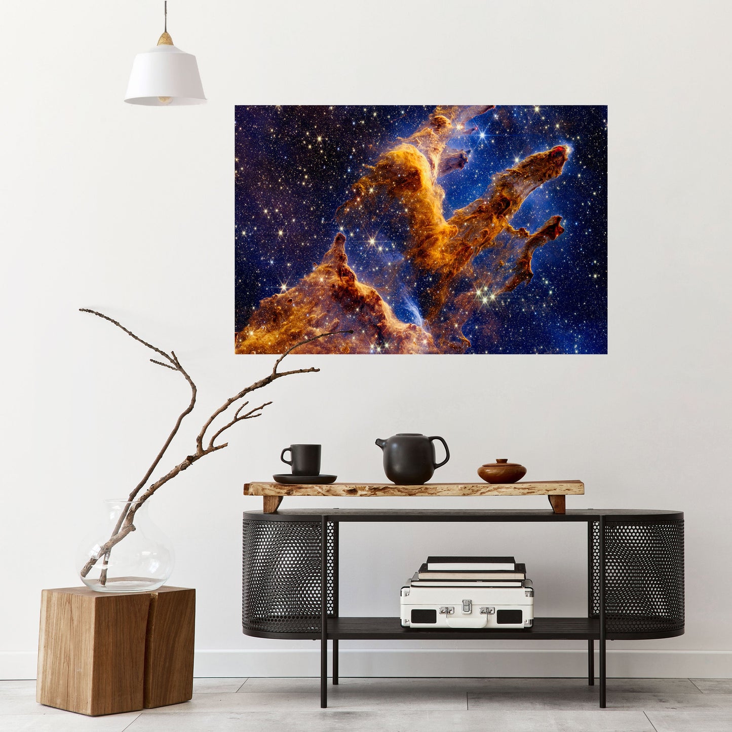 COSMIC DREAMSCAPE horisontell poster med självhäftande text
