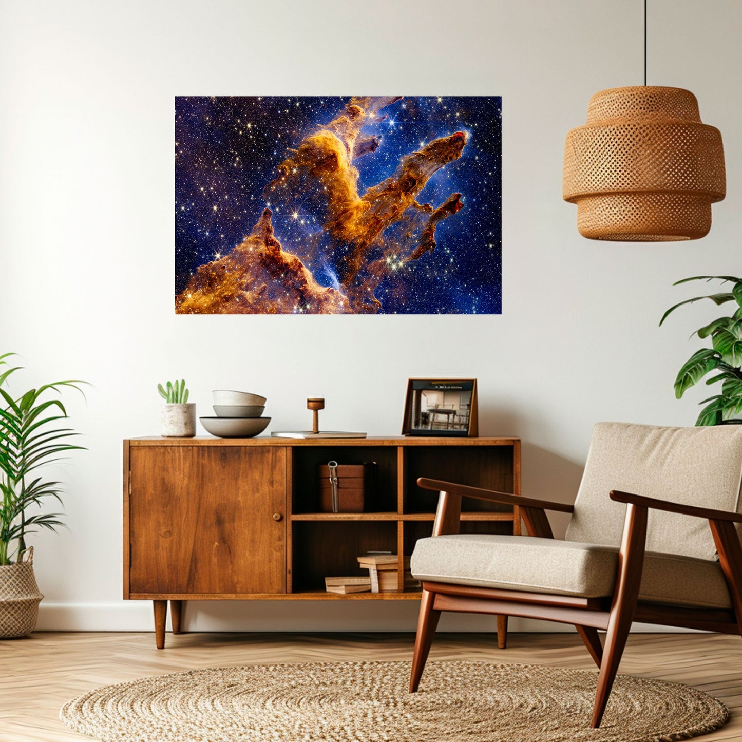 COSMIC DREAMSCAPE horisontell poster med självhäftande text