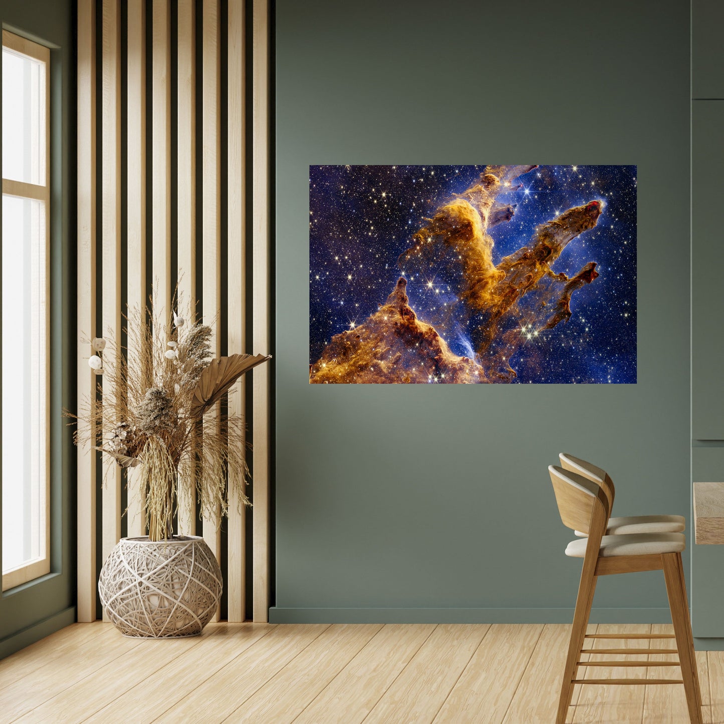 COSMIC DREAMSCAPE horisontell poster med självhäftande text