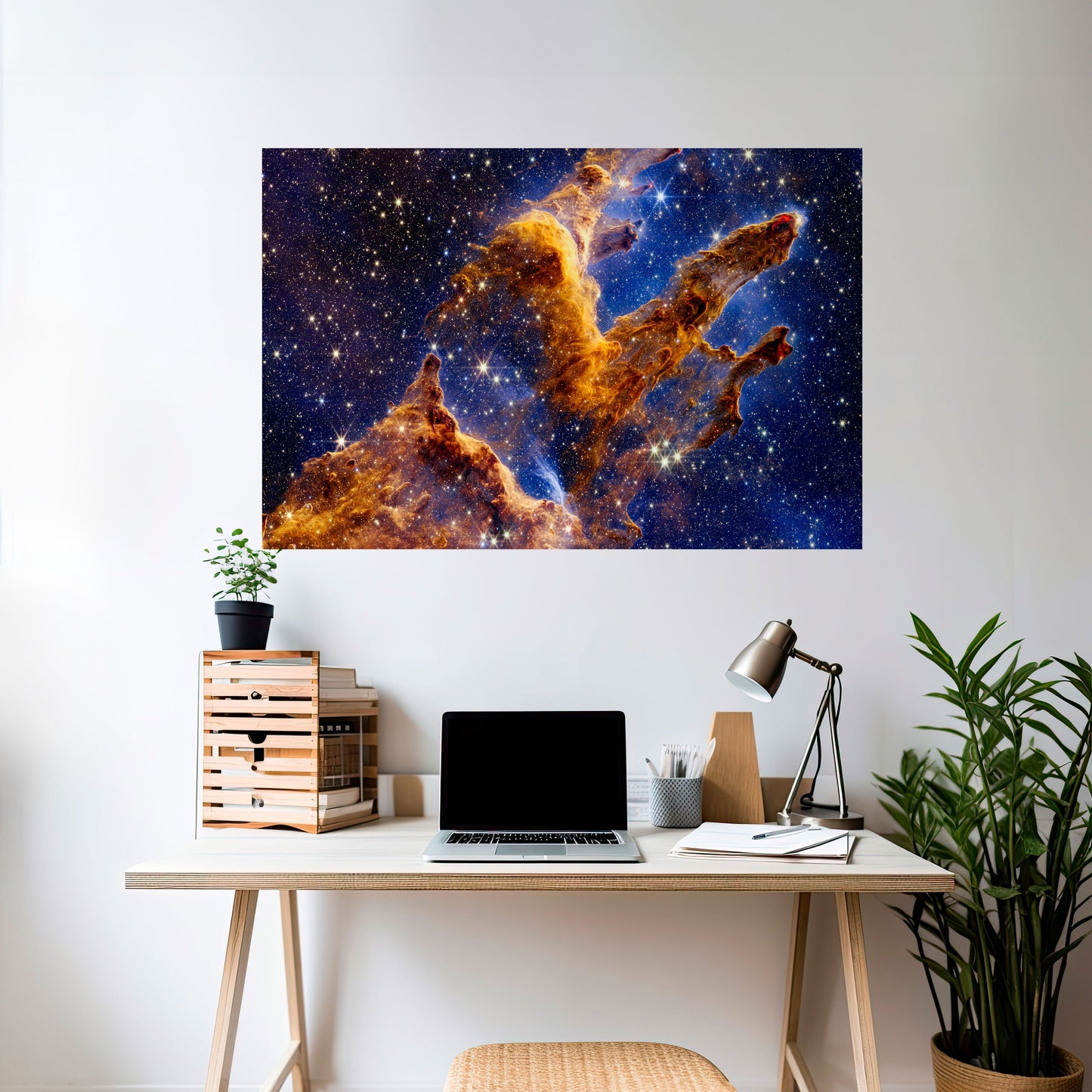 COSMIC DREAMSCAPE horisontell poster med självhäftande text