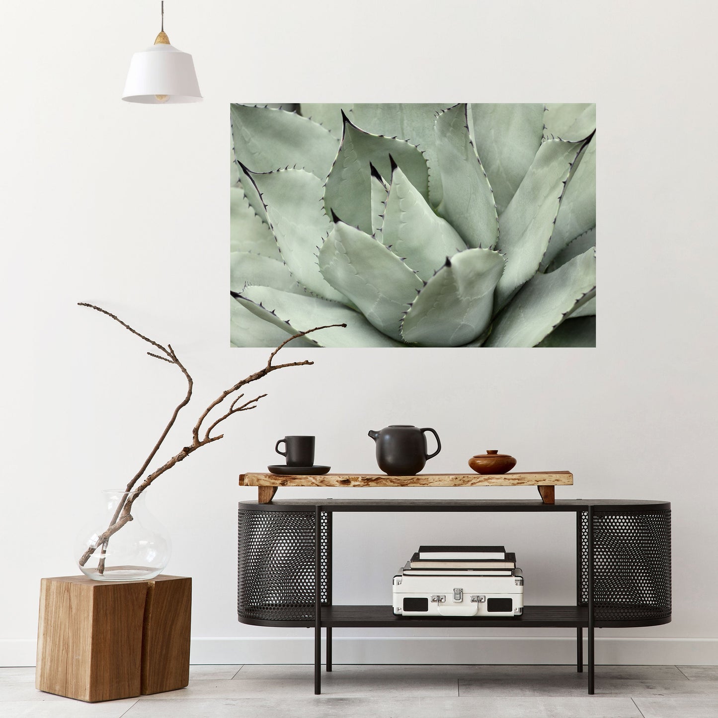 MYSTICAL SUCCULENT DREAM Peel and Stick Horizontal Poster