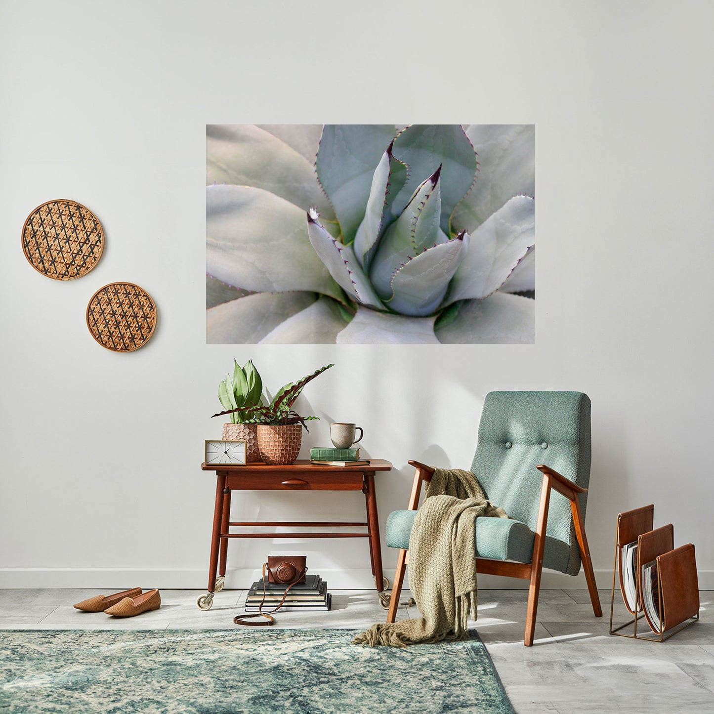 AGAVE ELEGANCE Peel and Stick Horizontal Poster