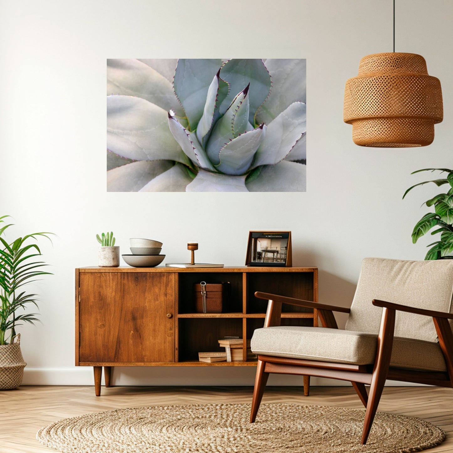 AGAVE ELEGANCE Peel and Stick Horizontal Poster
