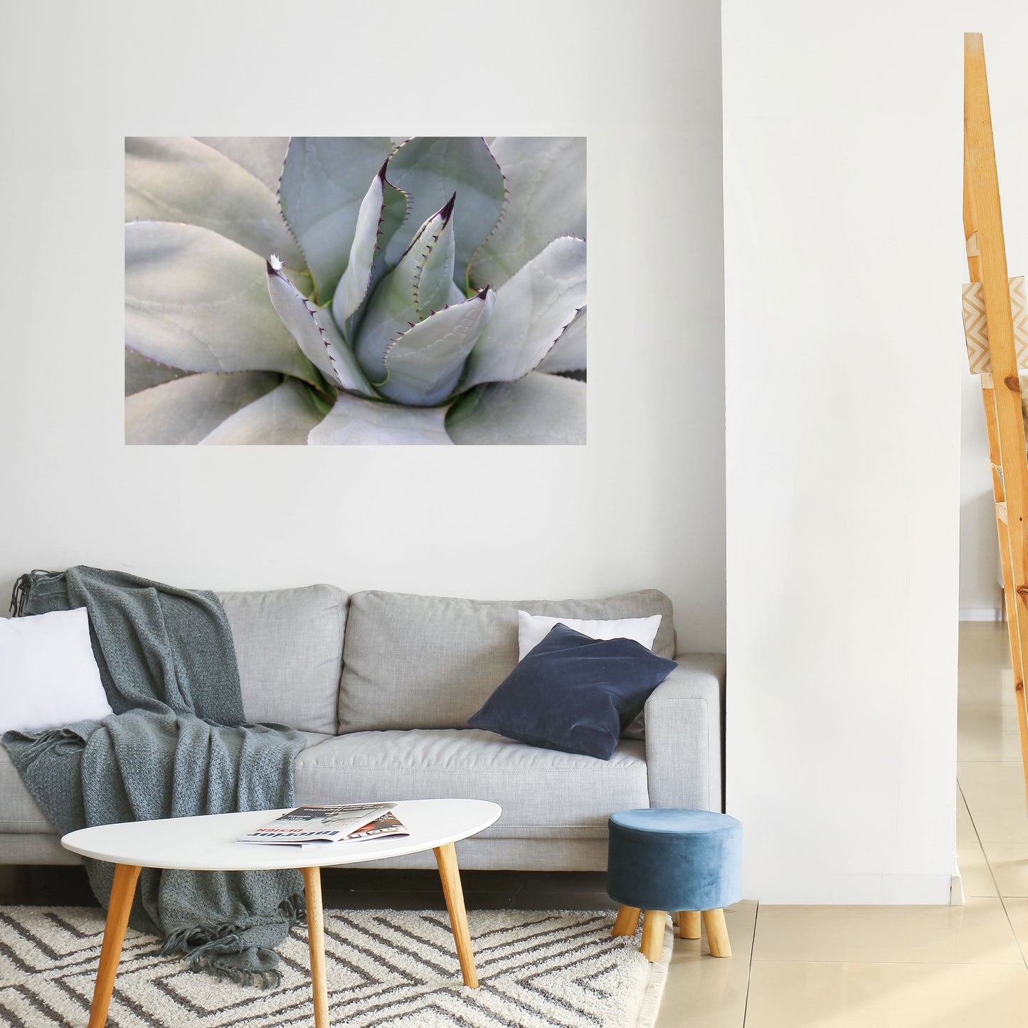 AGAVE ELEGANCE Peel and Stick Horizontal Poster