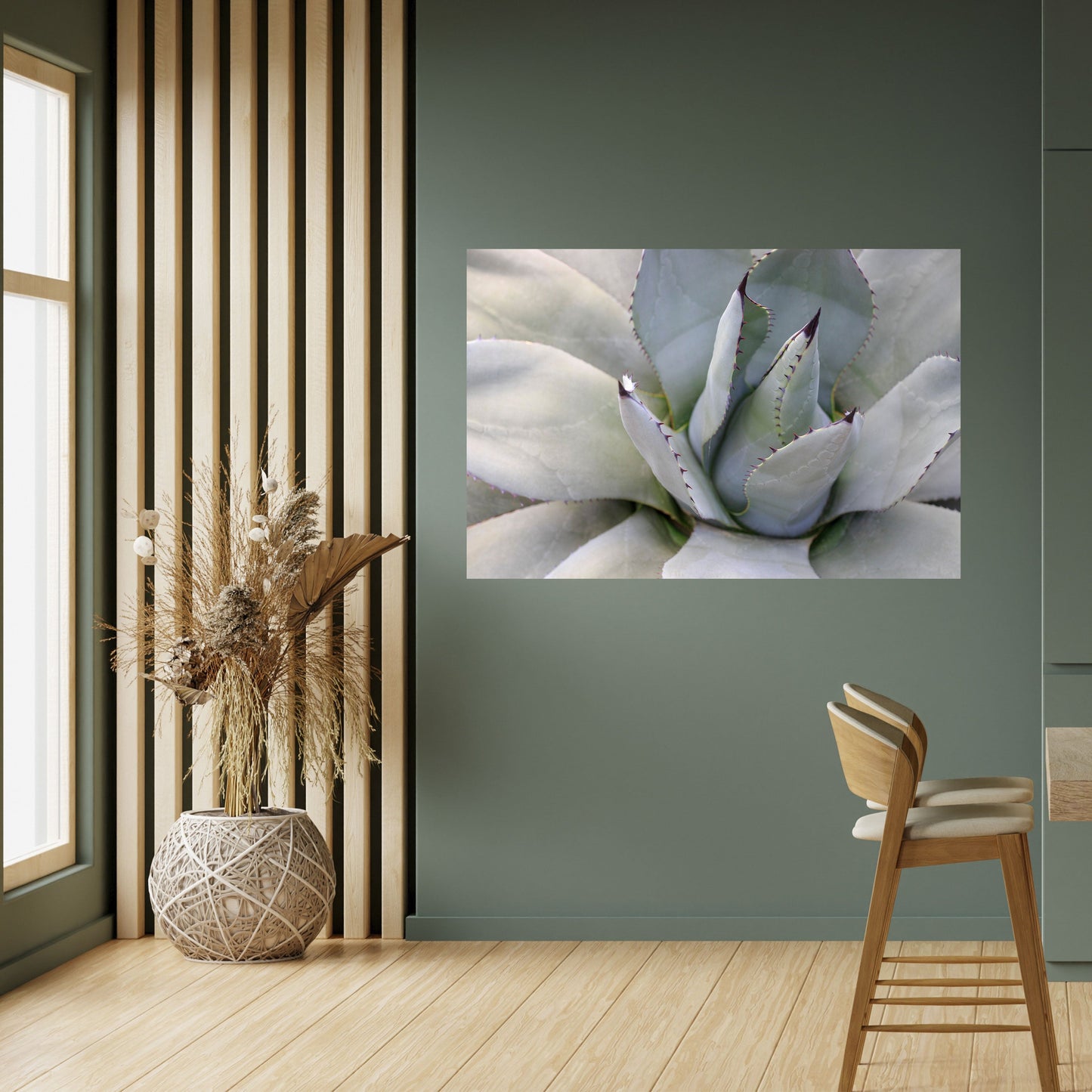 AGAVE ELEGANCE Peel and Stick Horizontal Poster