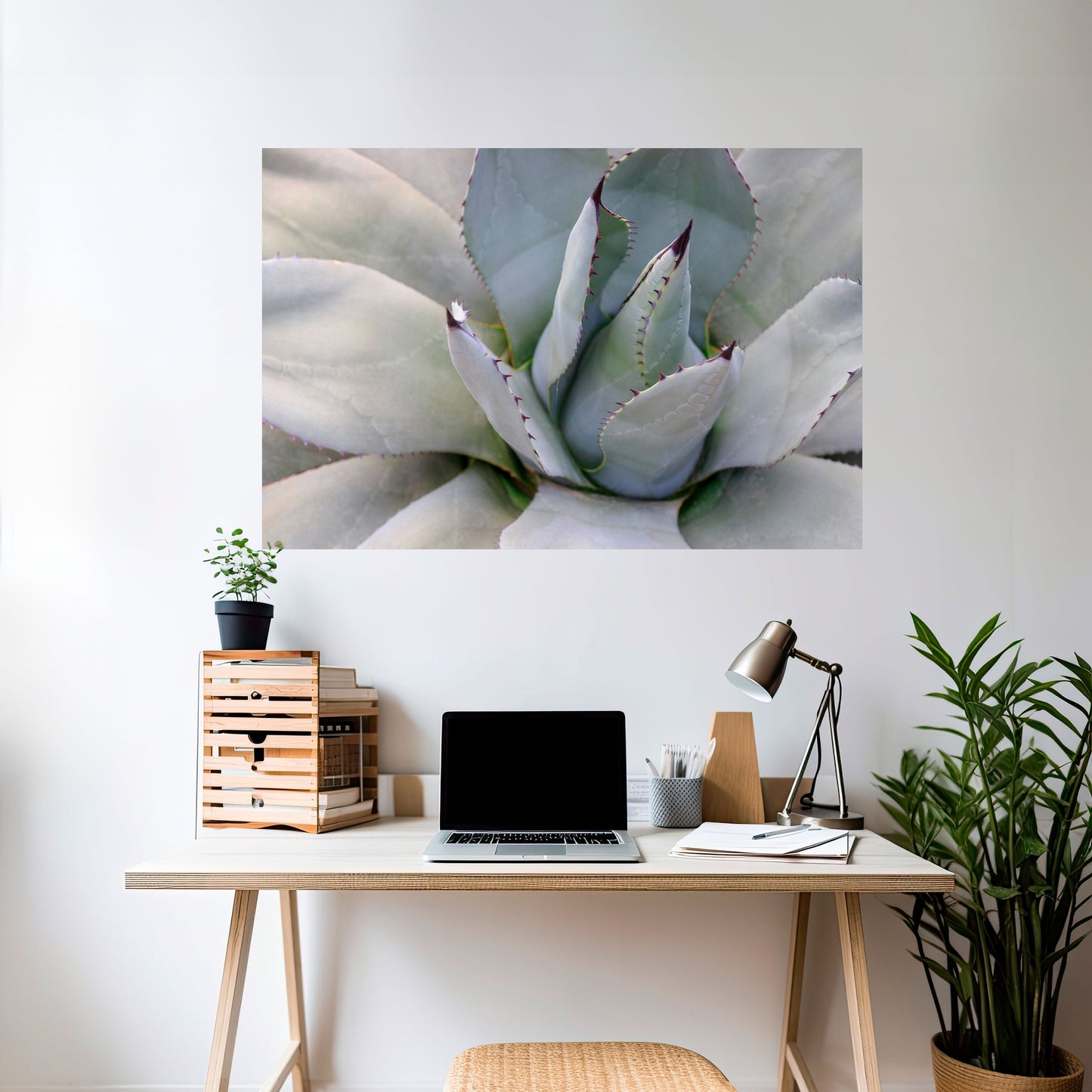 AGAVE ELEGANCE Peel and Stick Horizontal Poster