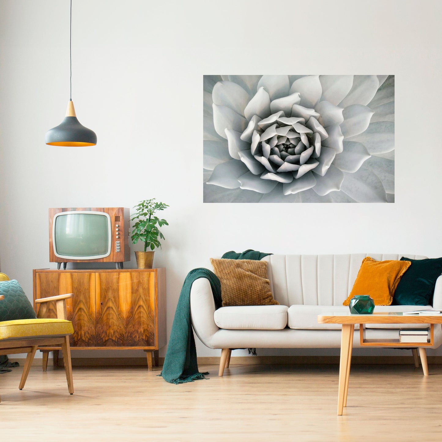 ELEGANT BLOMSTFRÄMNE, VÄLVKLISTA, HORIZONAL AFFÄR