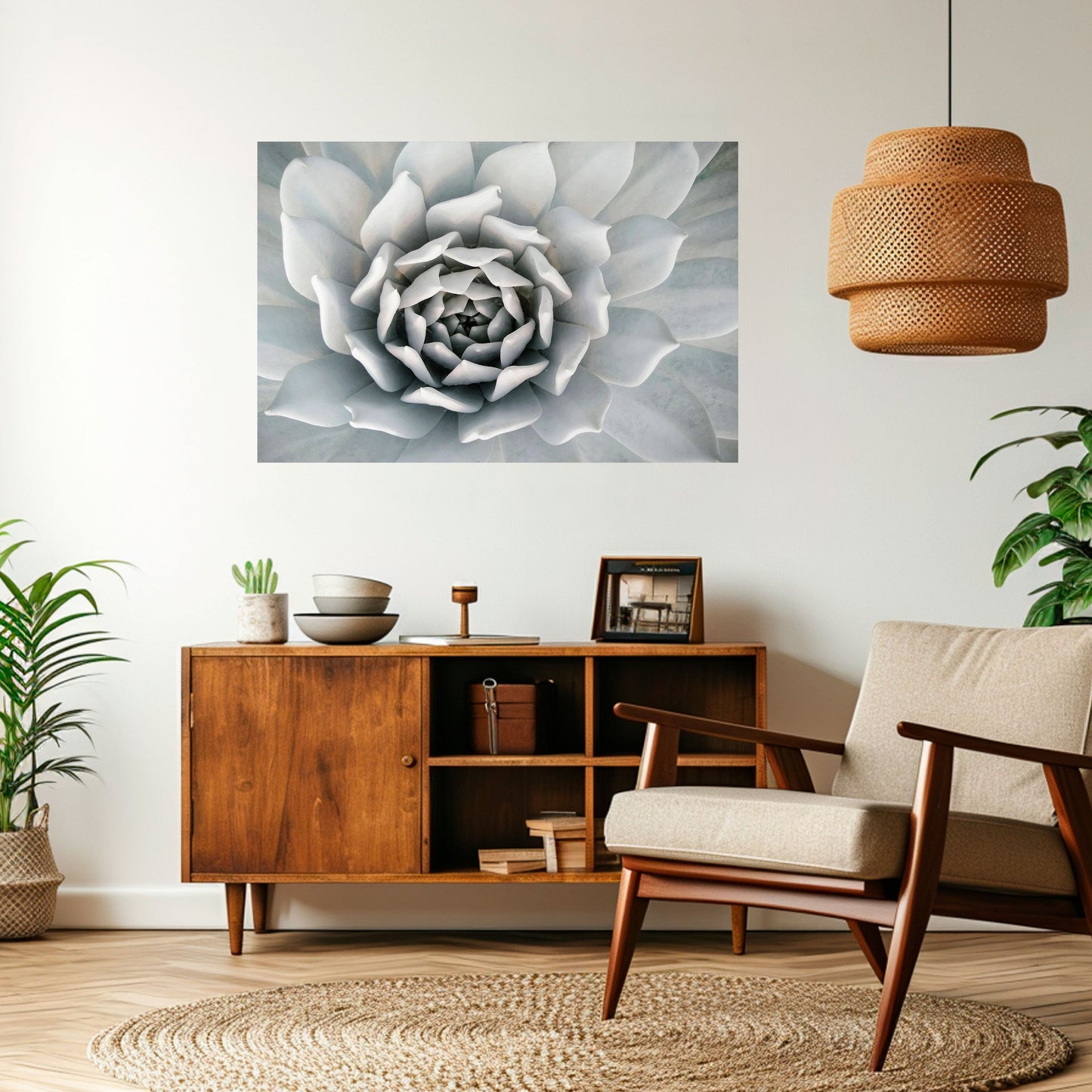 ELEGANT BLOMSTFRÄMNE, VÄLVKLISTA, HORIZONAL AFFÄR