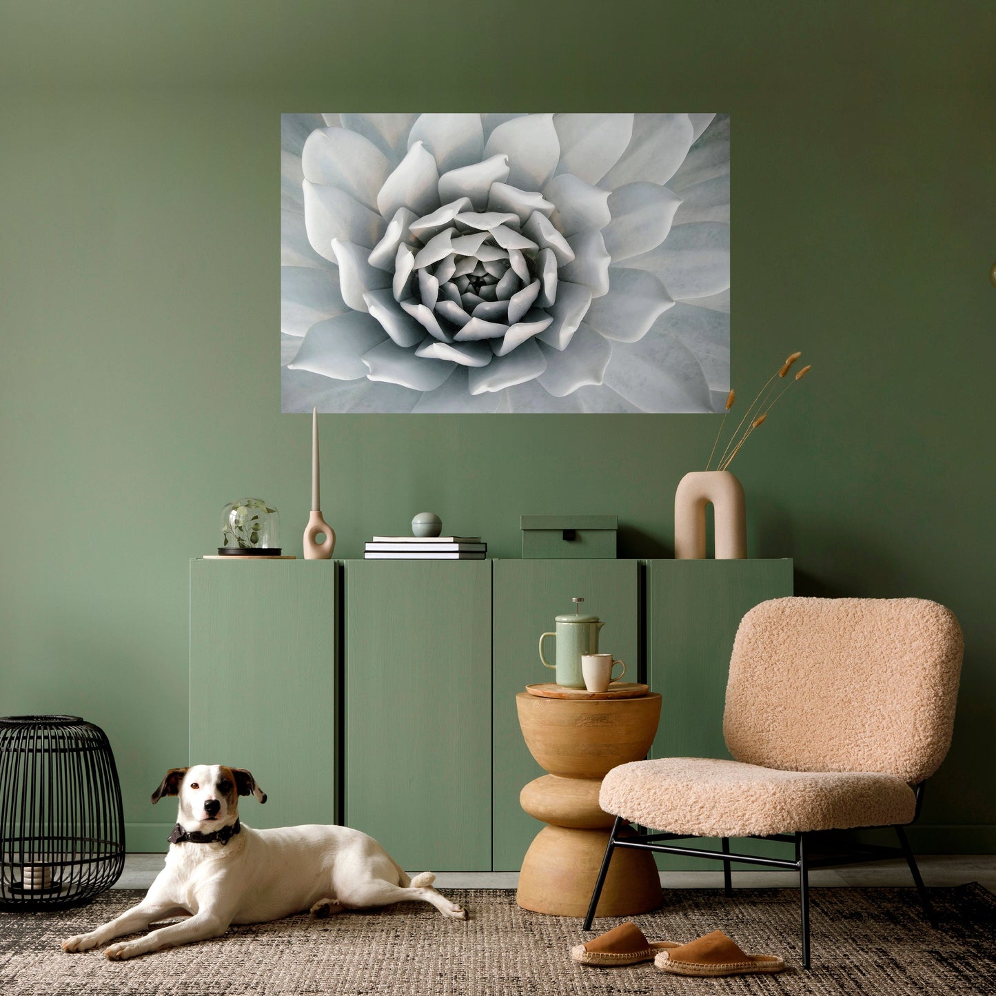 ELEGANT BLOMSTFRÄMNE, VÄLVKLISTA, HORIZONAL AFFÄR