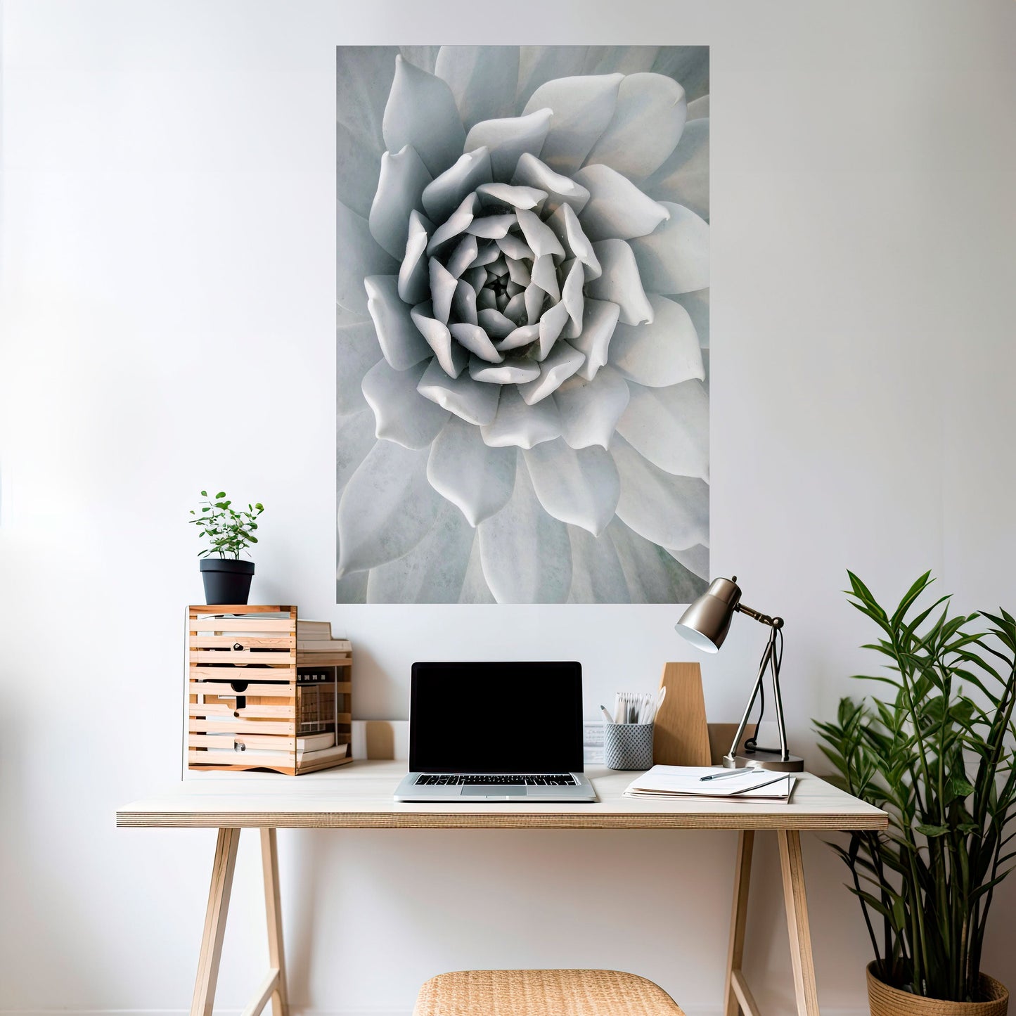 ELEGANT BLOMSTFRÄMNE, VÄLVKLISTA, vertikal poster