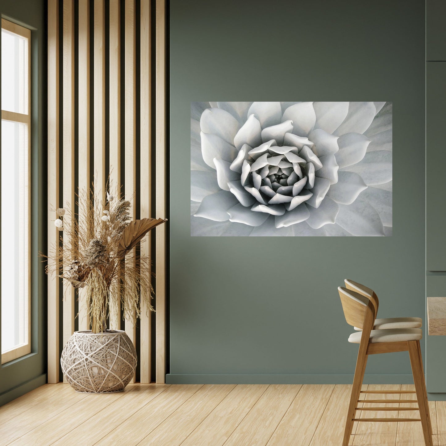 ELEGANT BLOMSTFRÄMNE, VÄLVKLISTA, HORIZONAL AFFÄR
