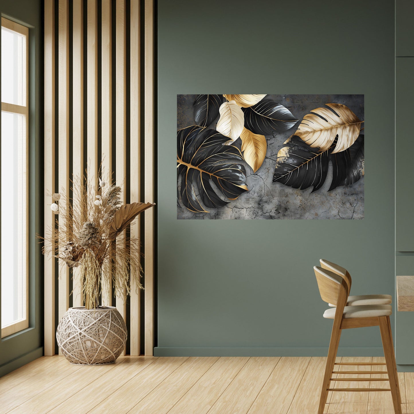 NATURE'S DARK EMBRACE Peel and Stick Horizontal Poster