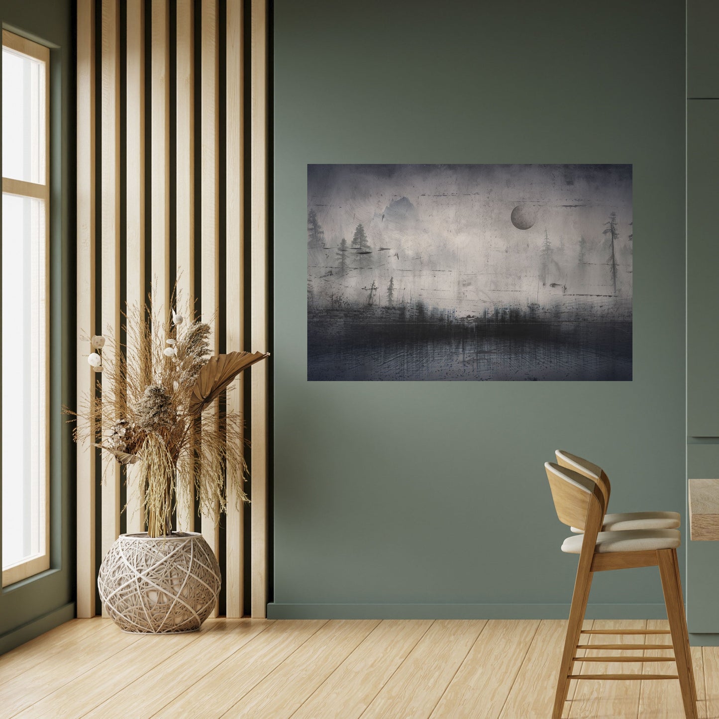 ECLIPSE OF SERENITY Peel and Stick Horizontal Poster