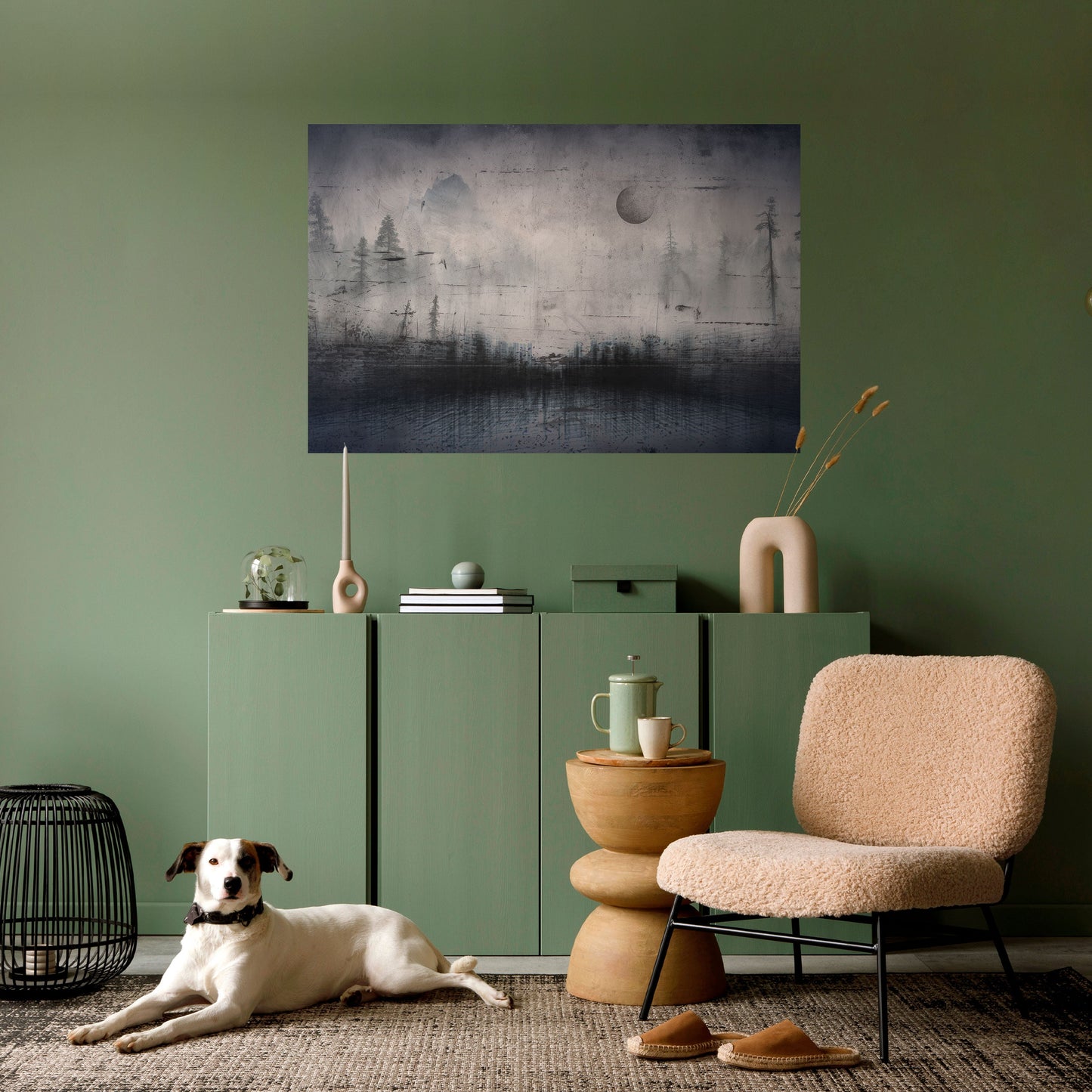 ECLIPSE OF SERENITY Peel and Stick Horizontal Poster