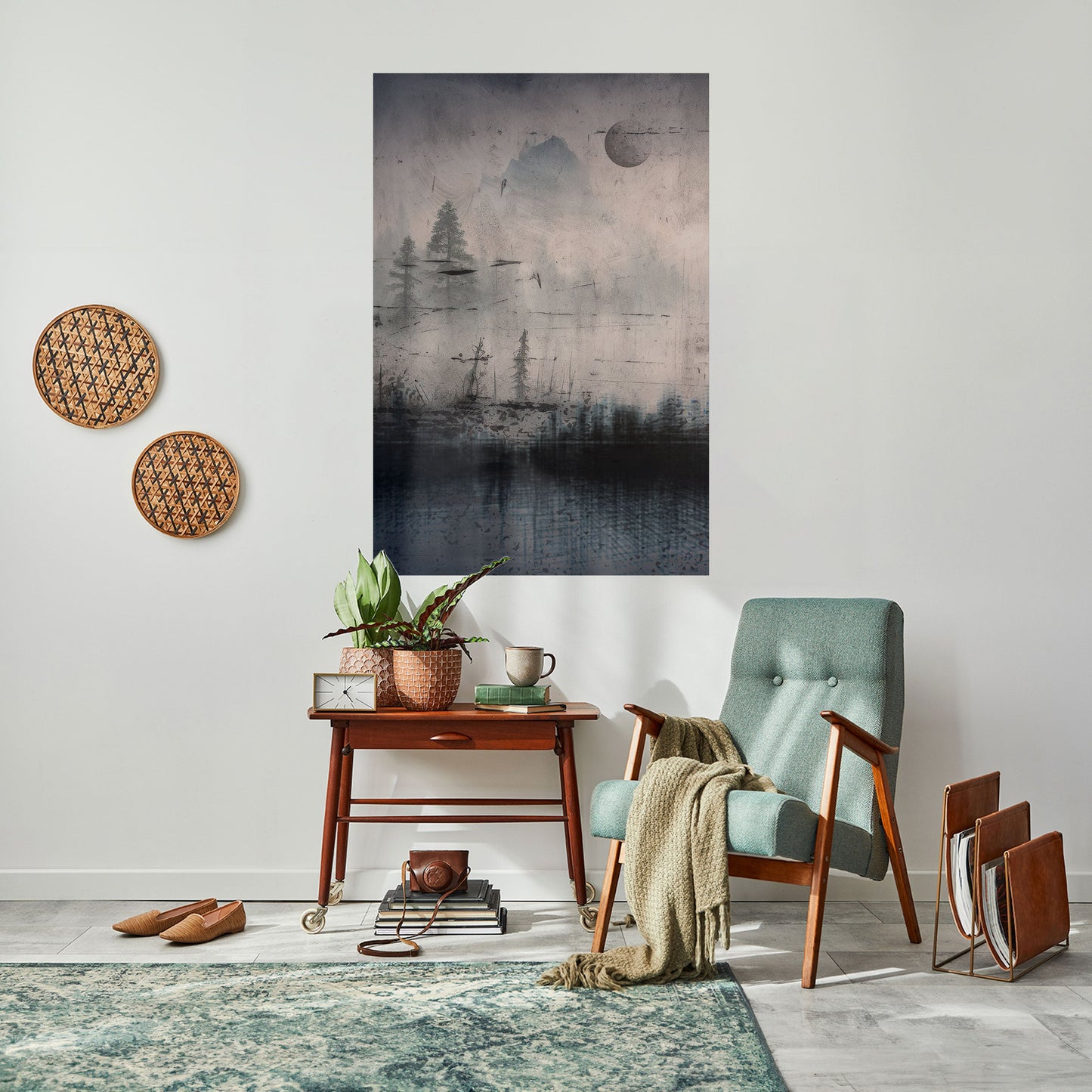 ECLIPSE OF SERENITY Peel and Stick Vertical Poster