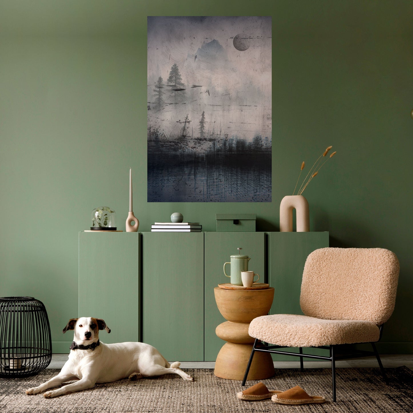 ECLIPSE OF SERENITY Peel and Stick Vertical Poster