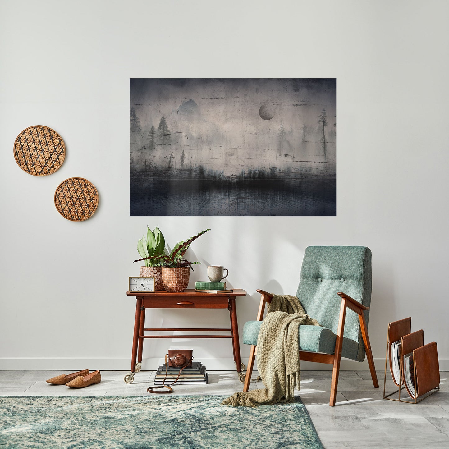 ECLIPSE OF SERENITY Peel and Stick Horizontal Poster