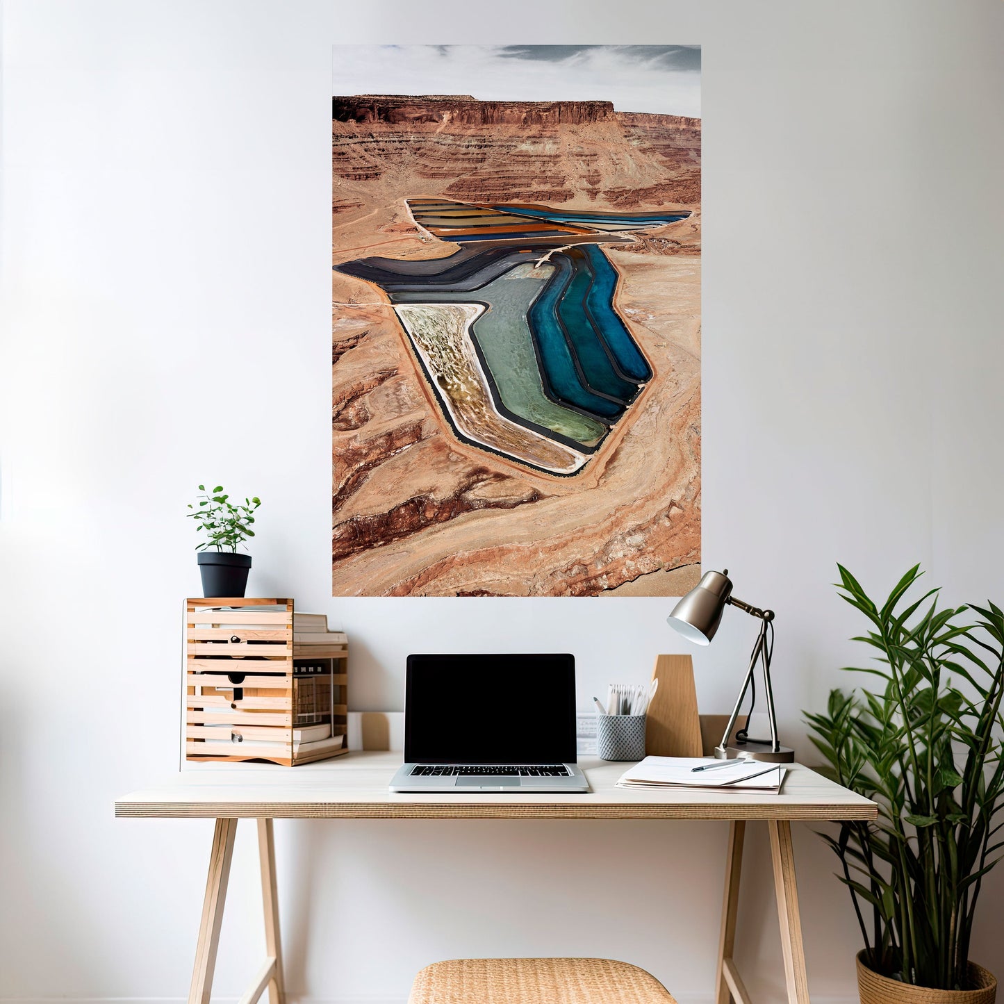 HARMONY IN LAYERS Peel and Stick Vertical Poster